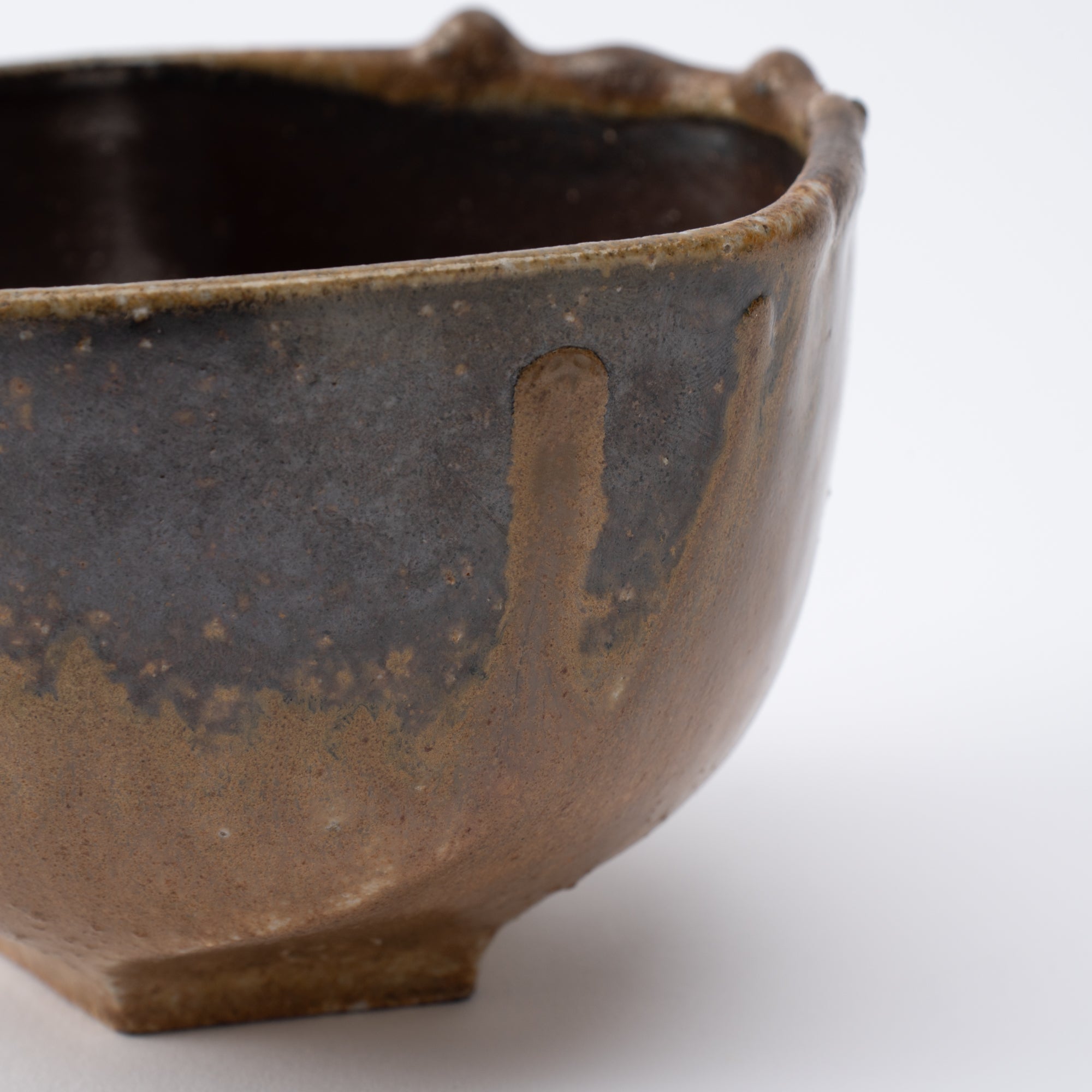 Shima Five-Sided Matcha Bowl