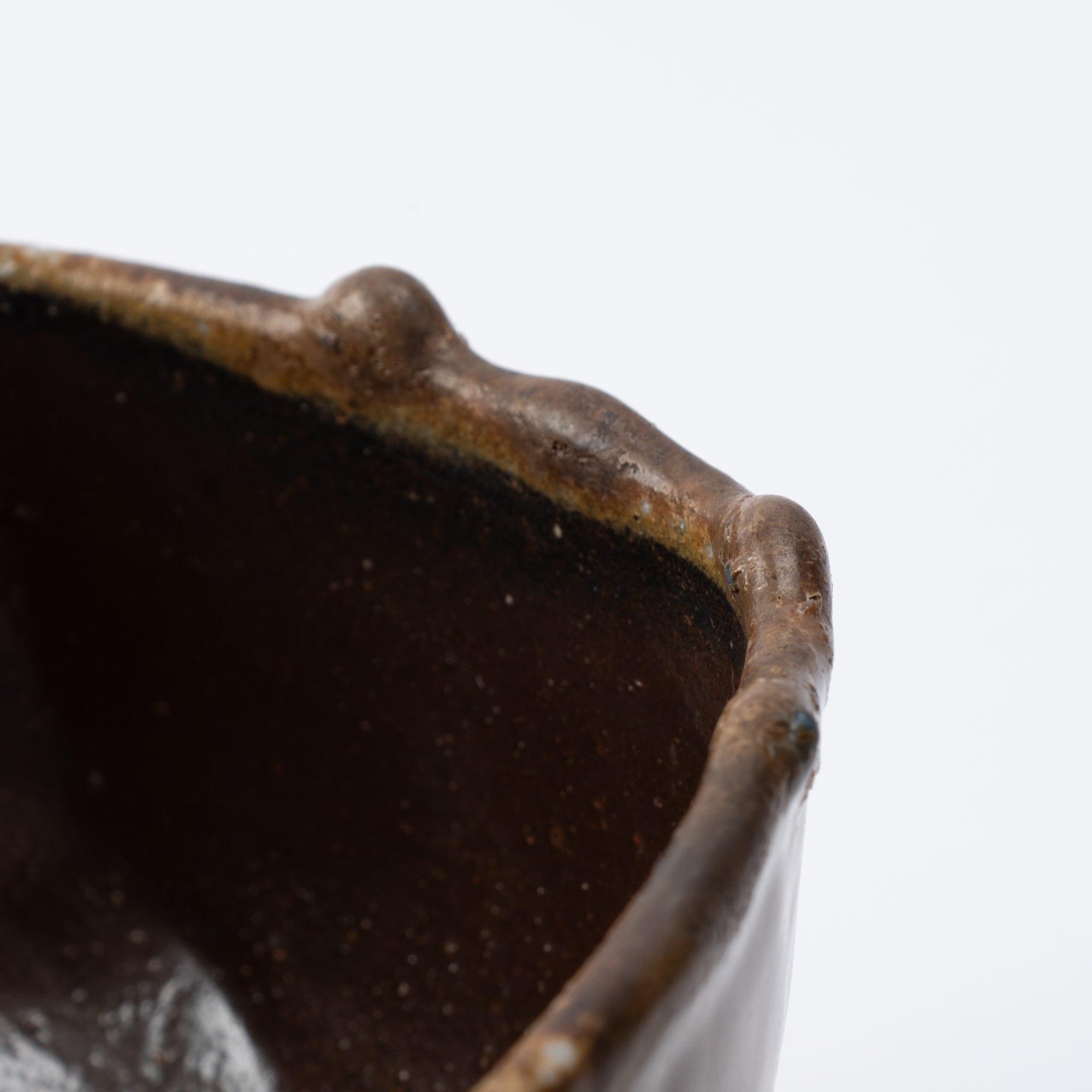 Shima Five-Sided Matcha Bowl