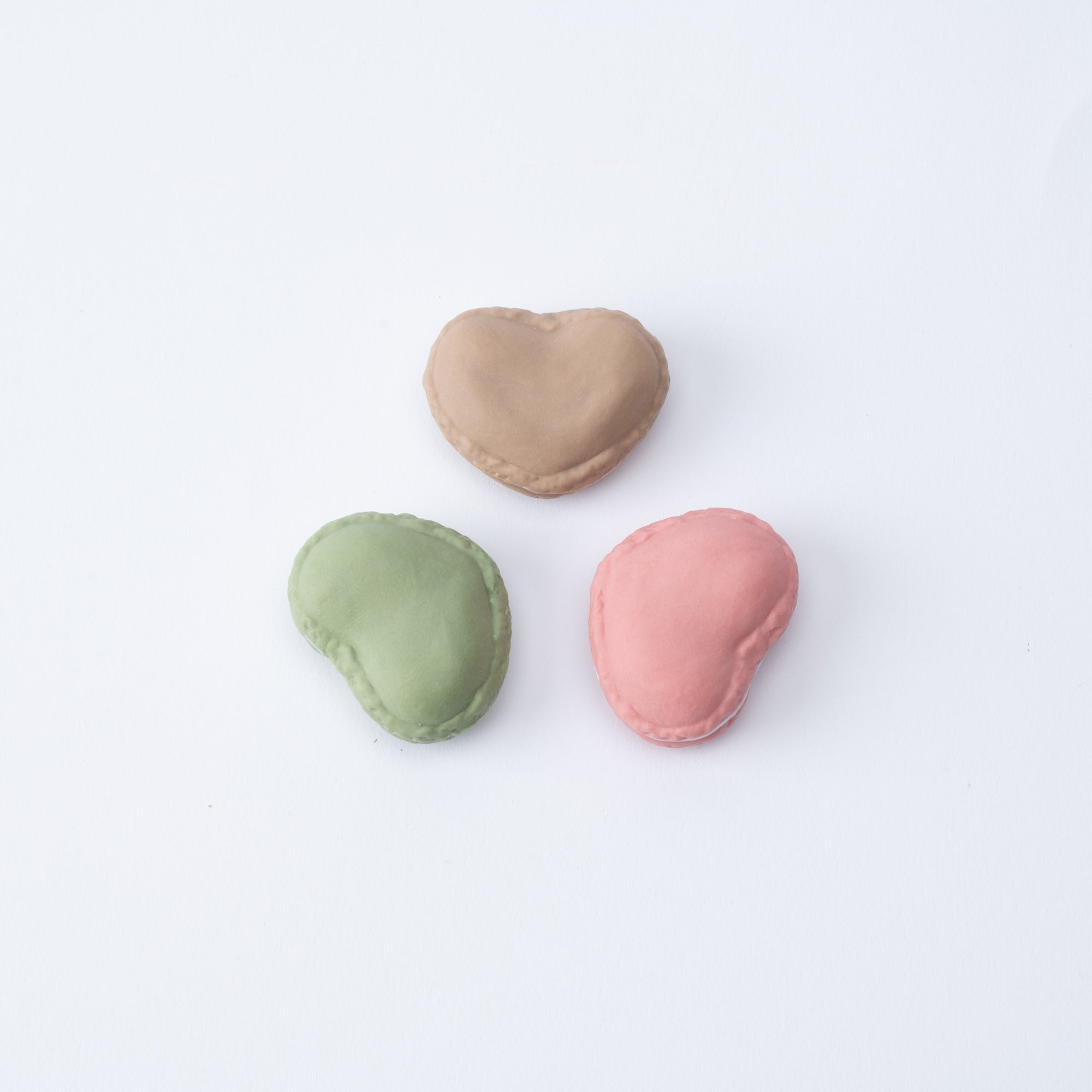Reposapalillos para macarrones con forma de corazón