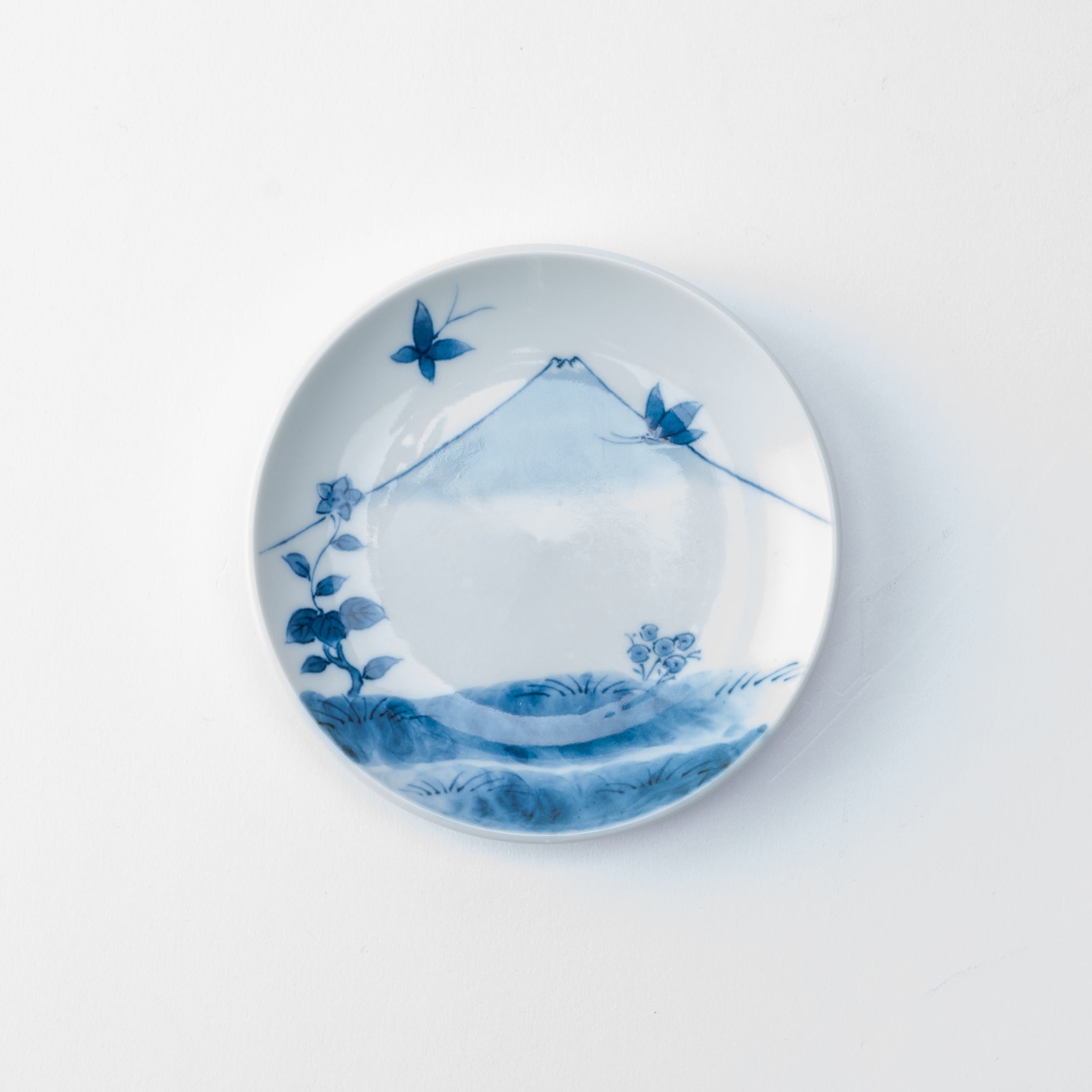 Mt. Fuji Scenery Sauce Plate