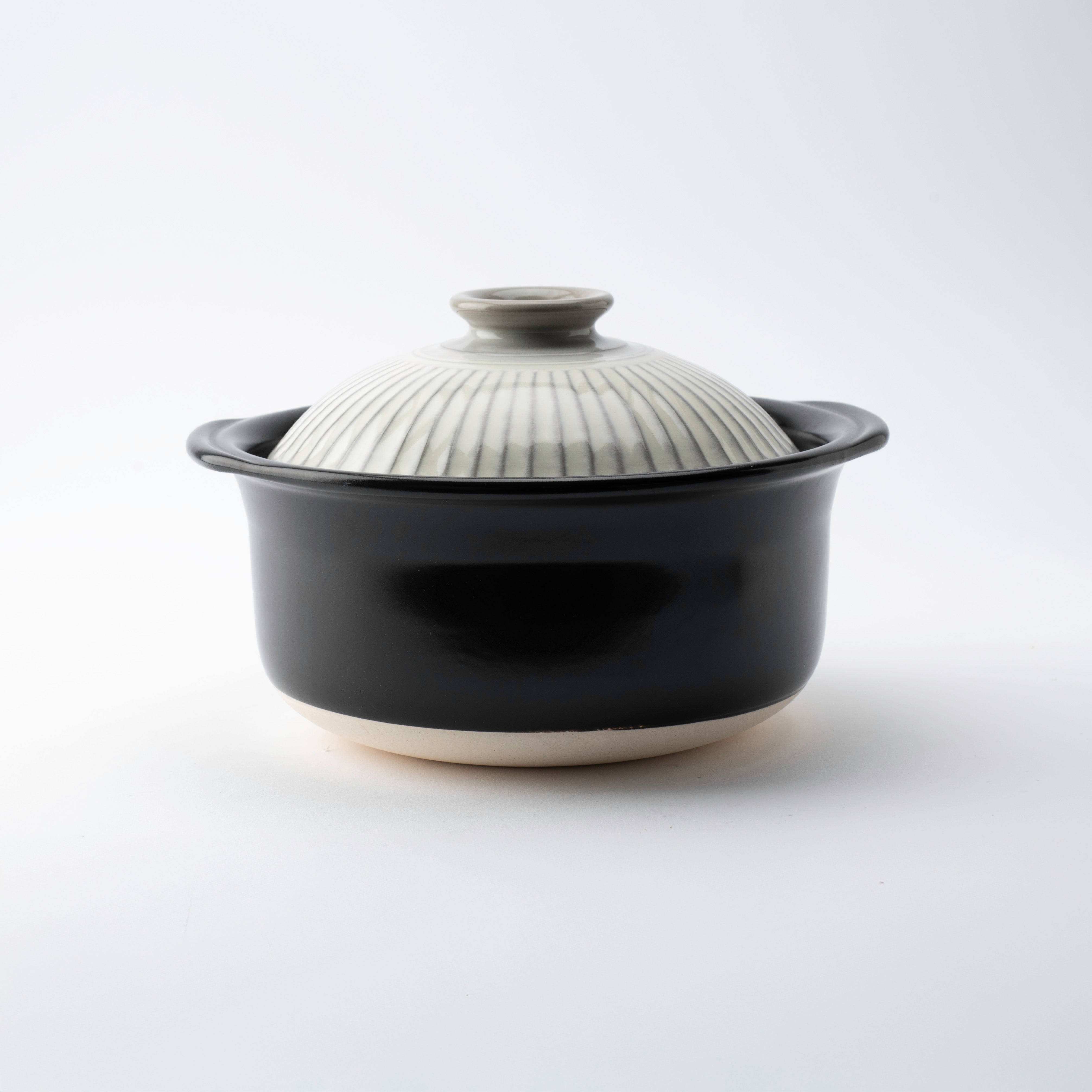 Kikka White Chrysanthemum Donabe Rice Cooker 3 Rice Cooker Cups (3 Gou)