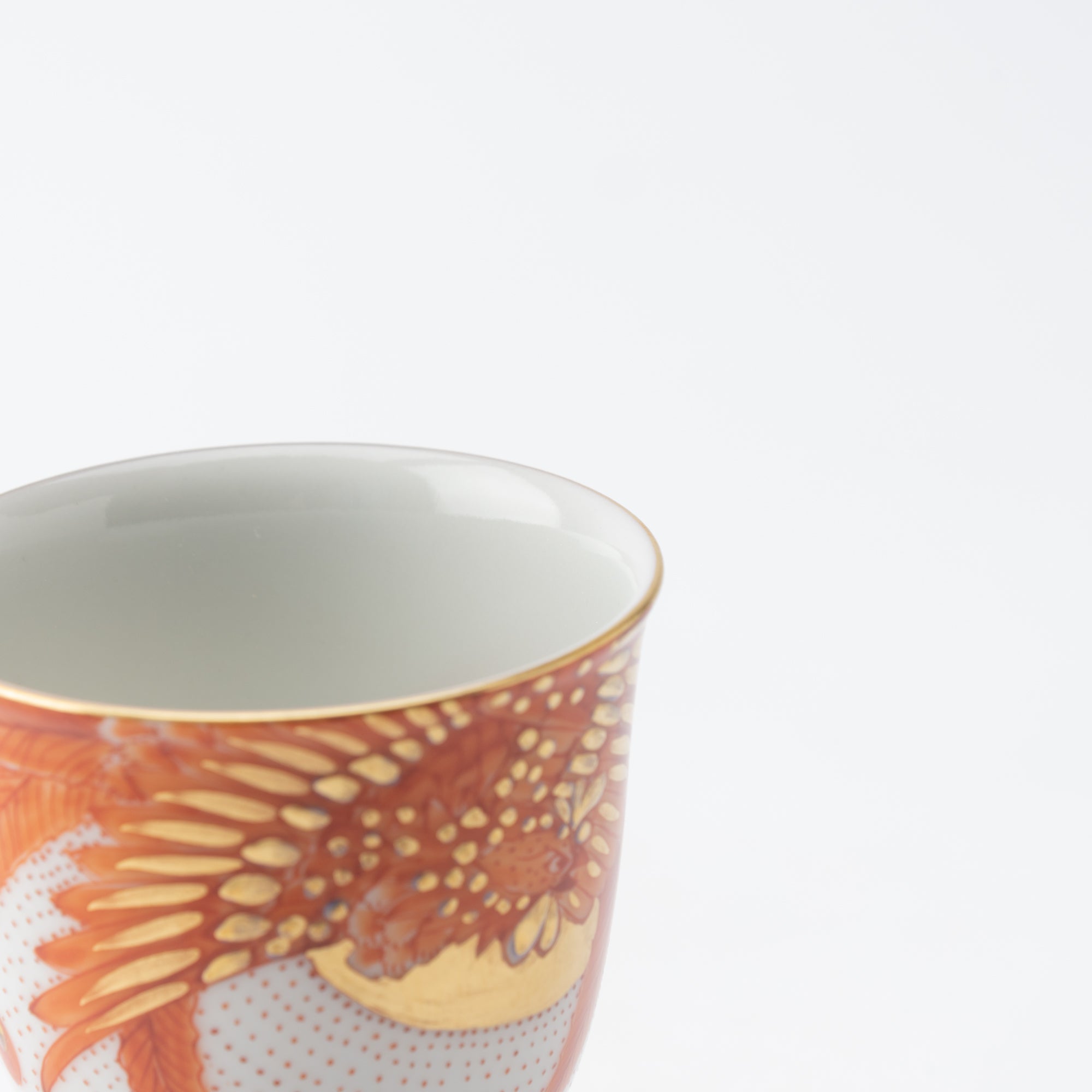 Coupe à saké Akae Red Phoenix Guinomi