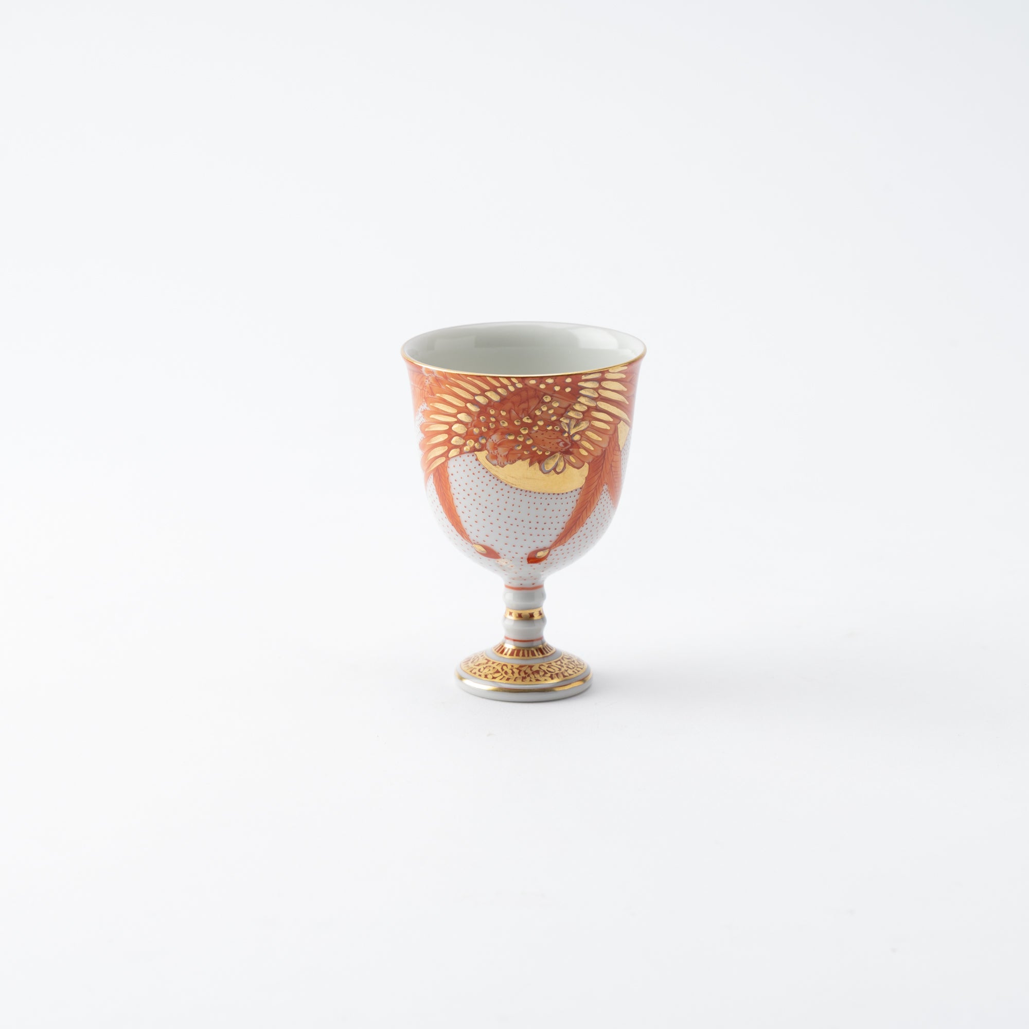 Copa de sake Guinomi Akae Red Phoenix