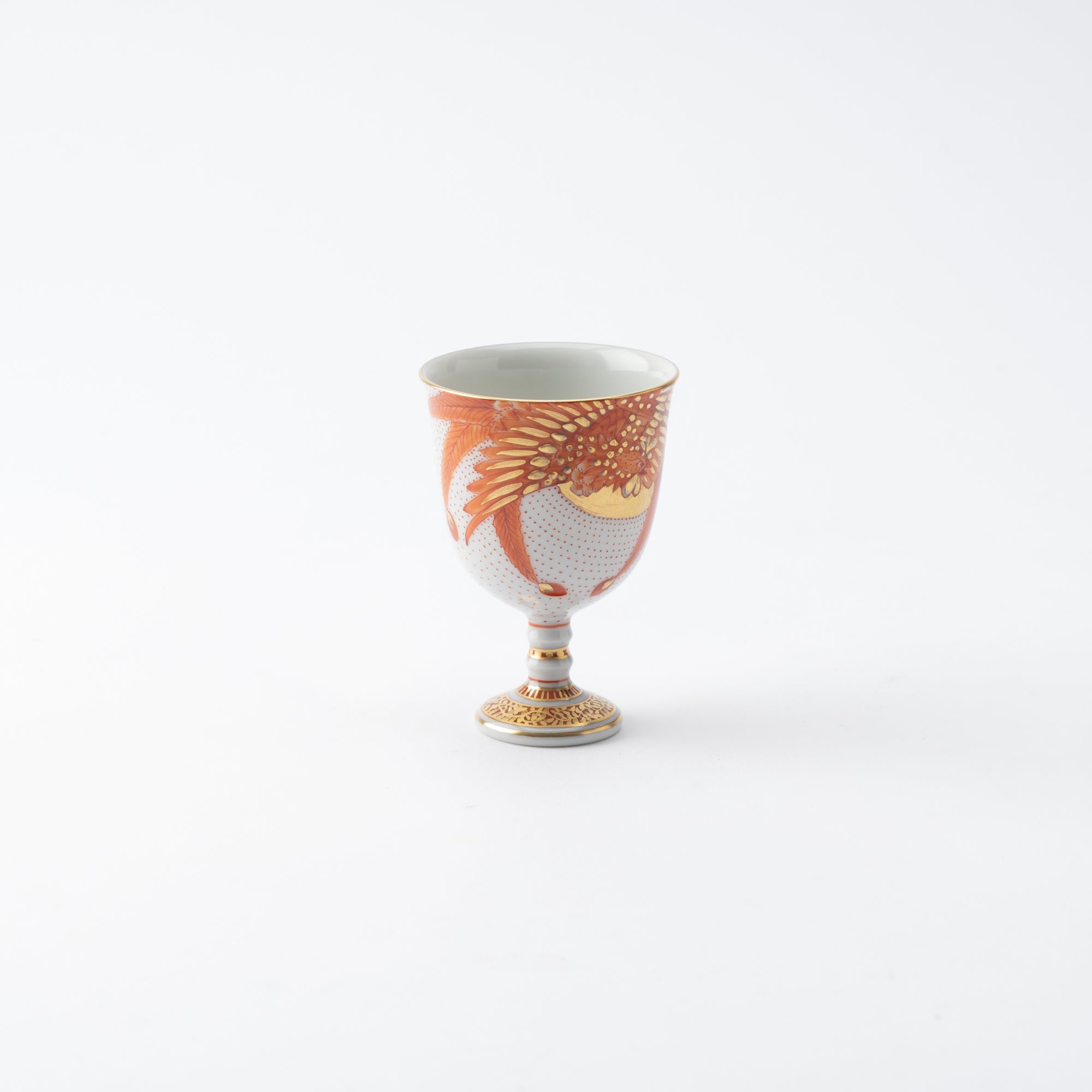 Coupe à saké Akae Red Phoenix Guinomi