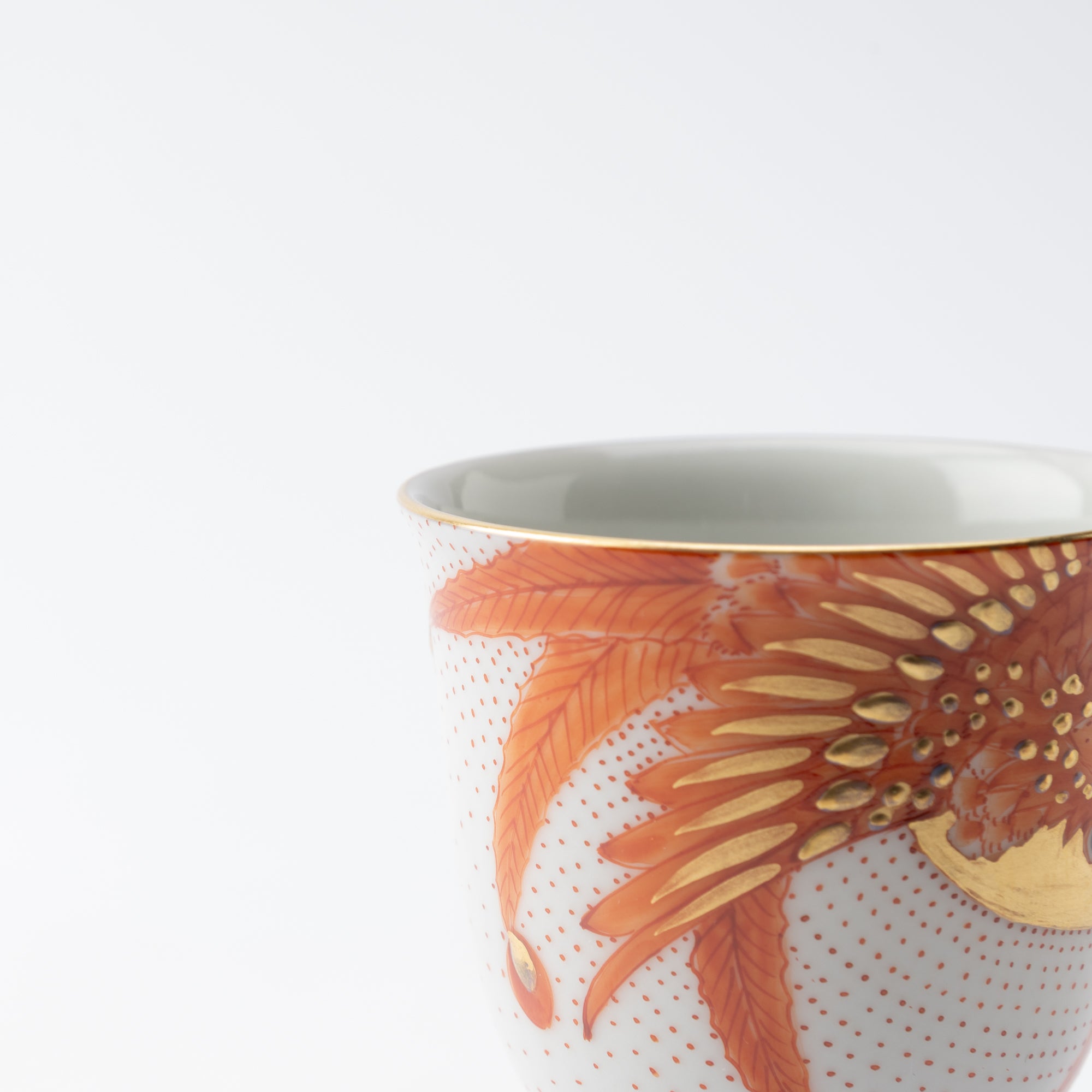 Coupe à saké Akae Red Phoenix Guinomi