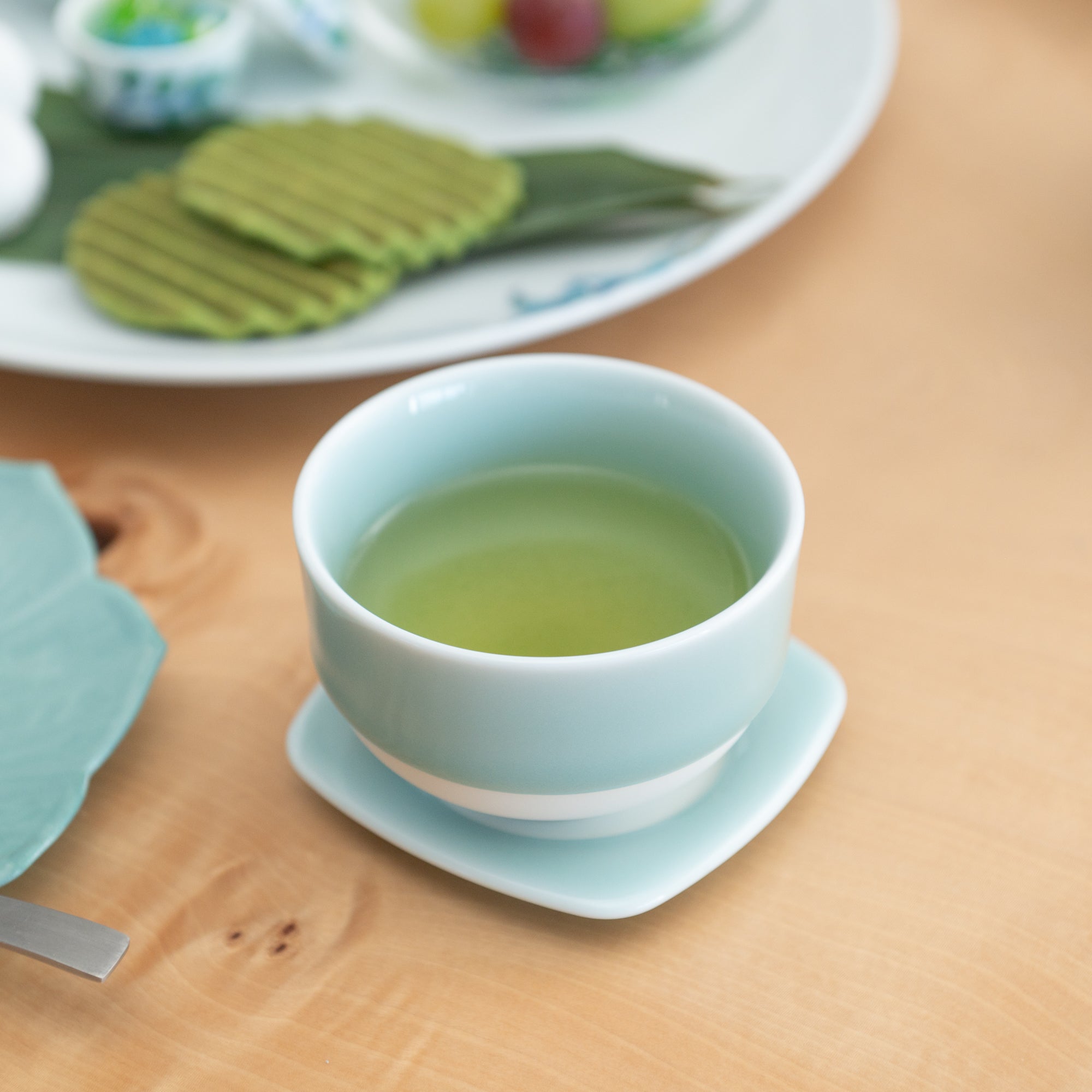 Posavasos de celadón de Nabeshima