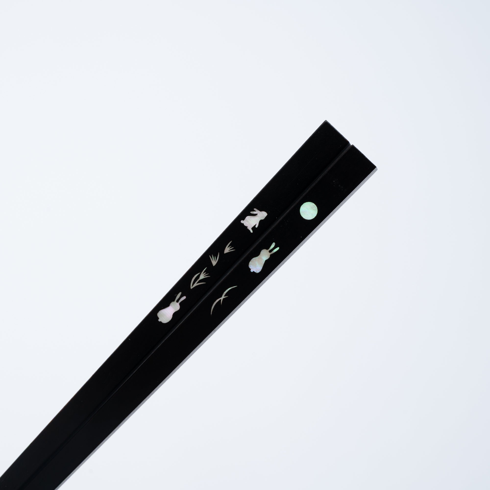 Palillos de conejo iluminados por la luna