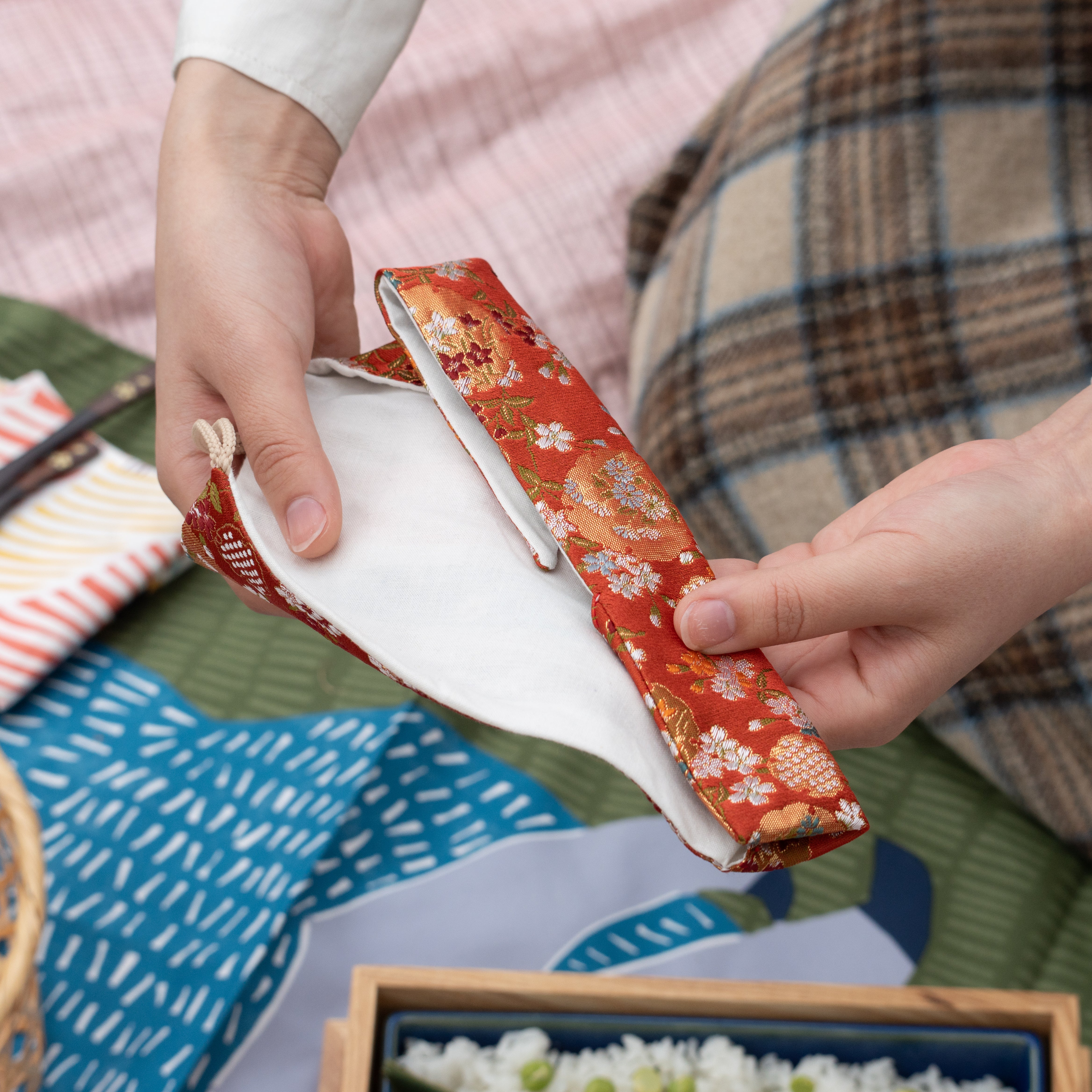 Spring Flowers Chopsticks Case