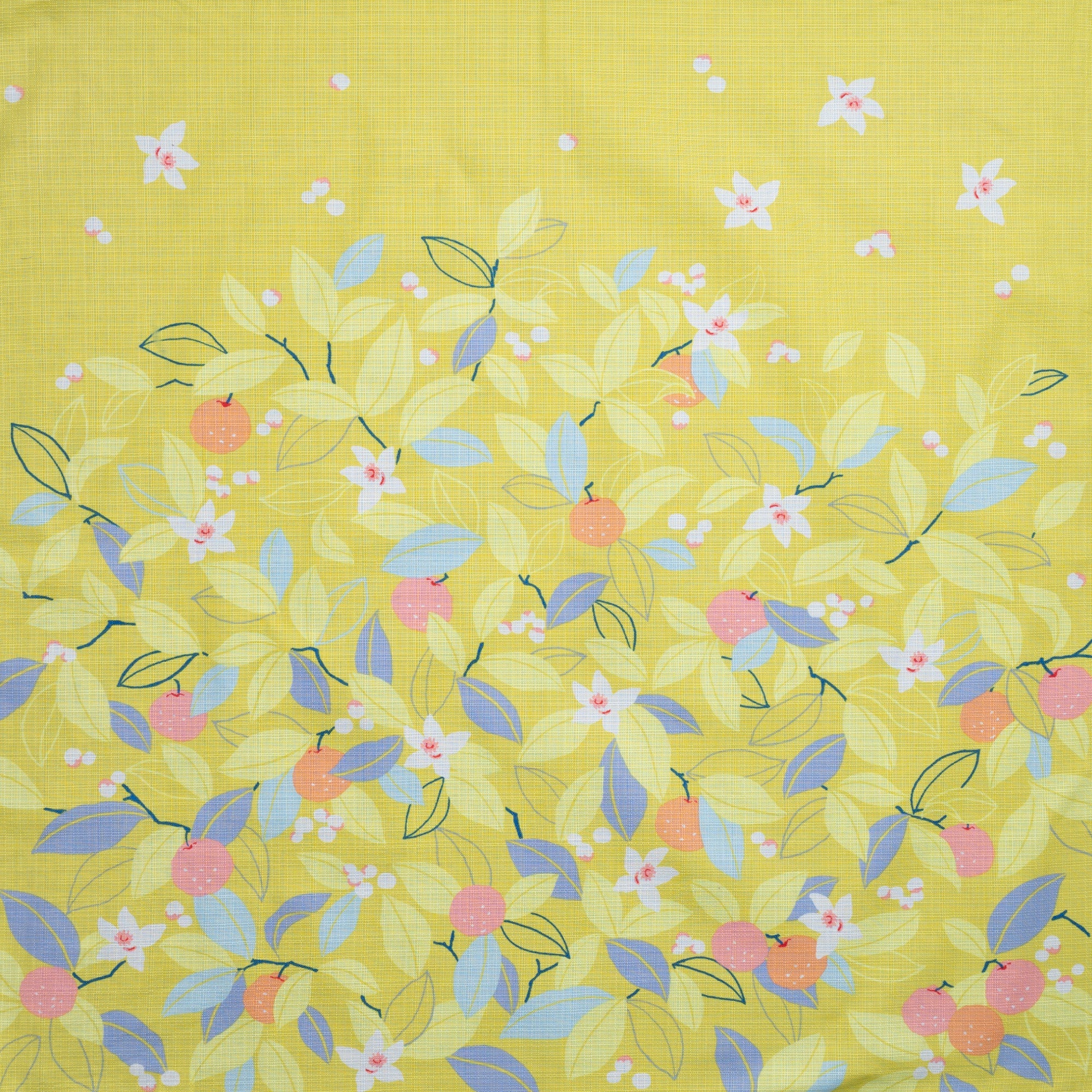 Citrus Organic Cotton Furoshiki 27.6 in