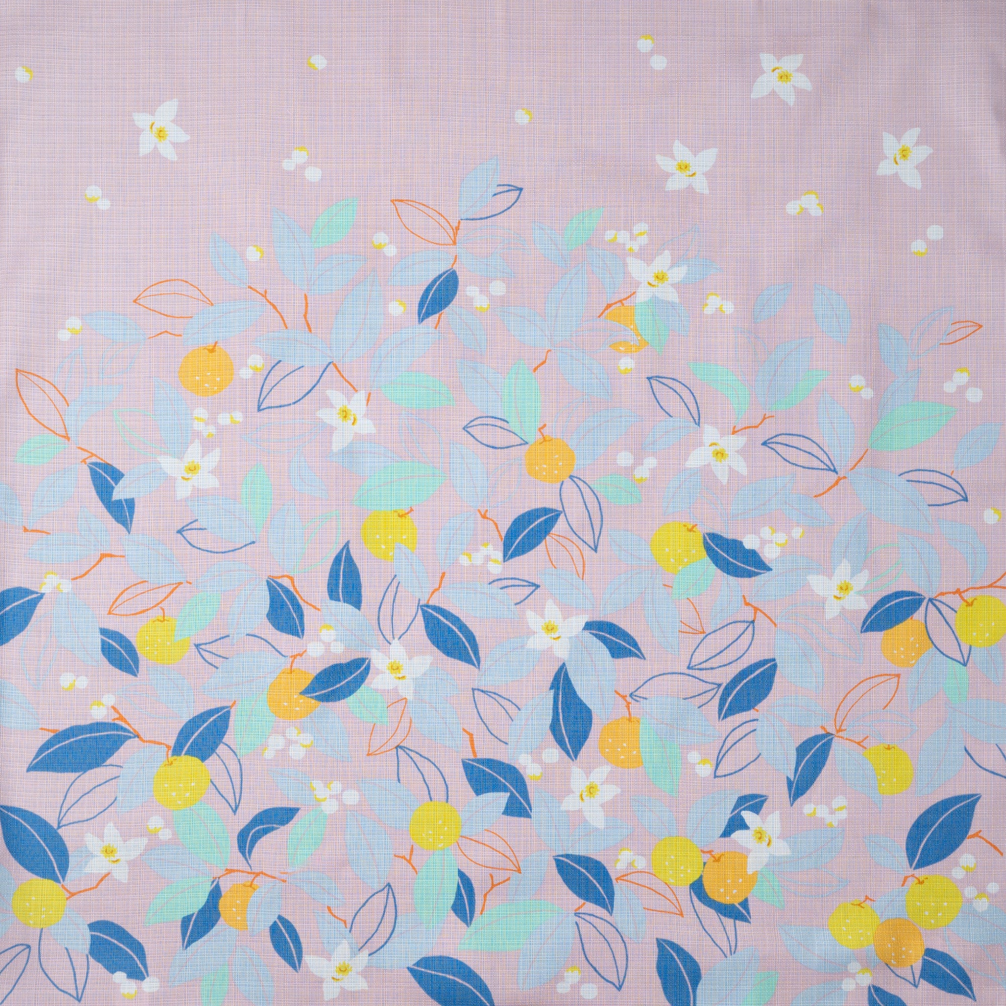 Citrus Organic Cotton Furoshiki 27.6 in