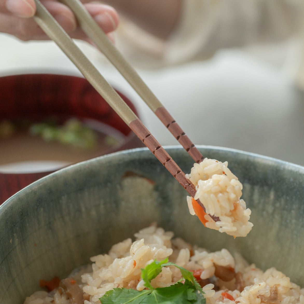 Grooved Tip Non-Slip Chopsticks