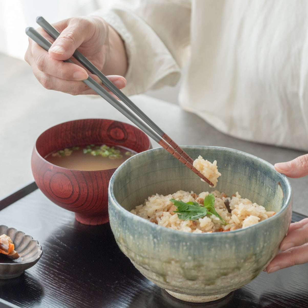 Grooved Tip Non-Slip Chopsticks