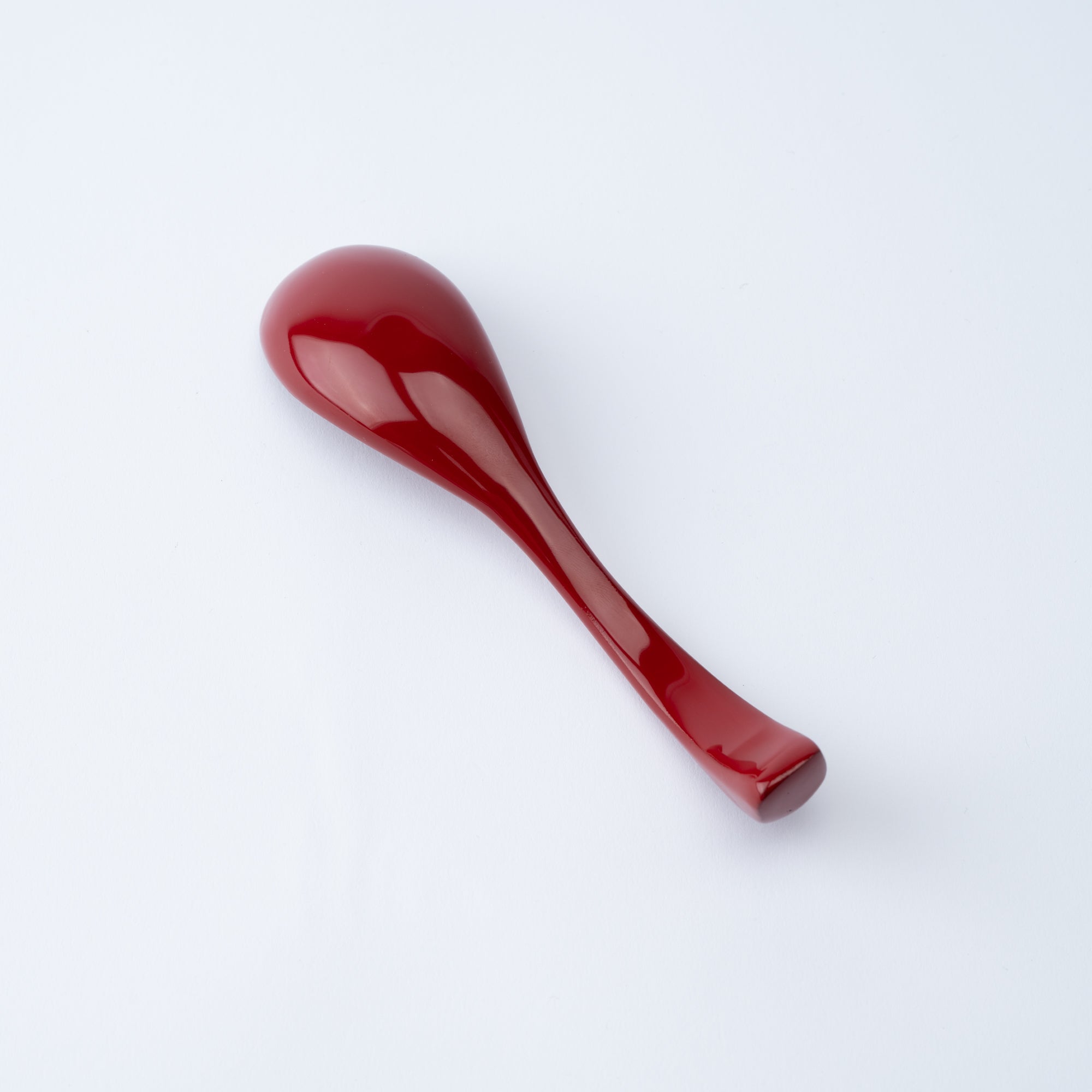 Curved Lacquered Ramen Spoon