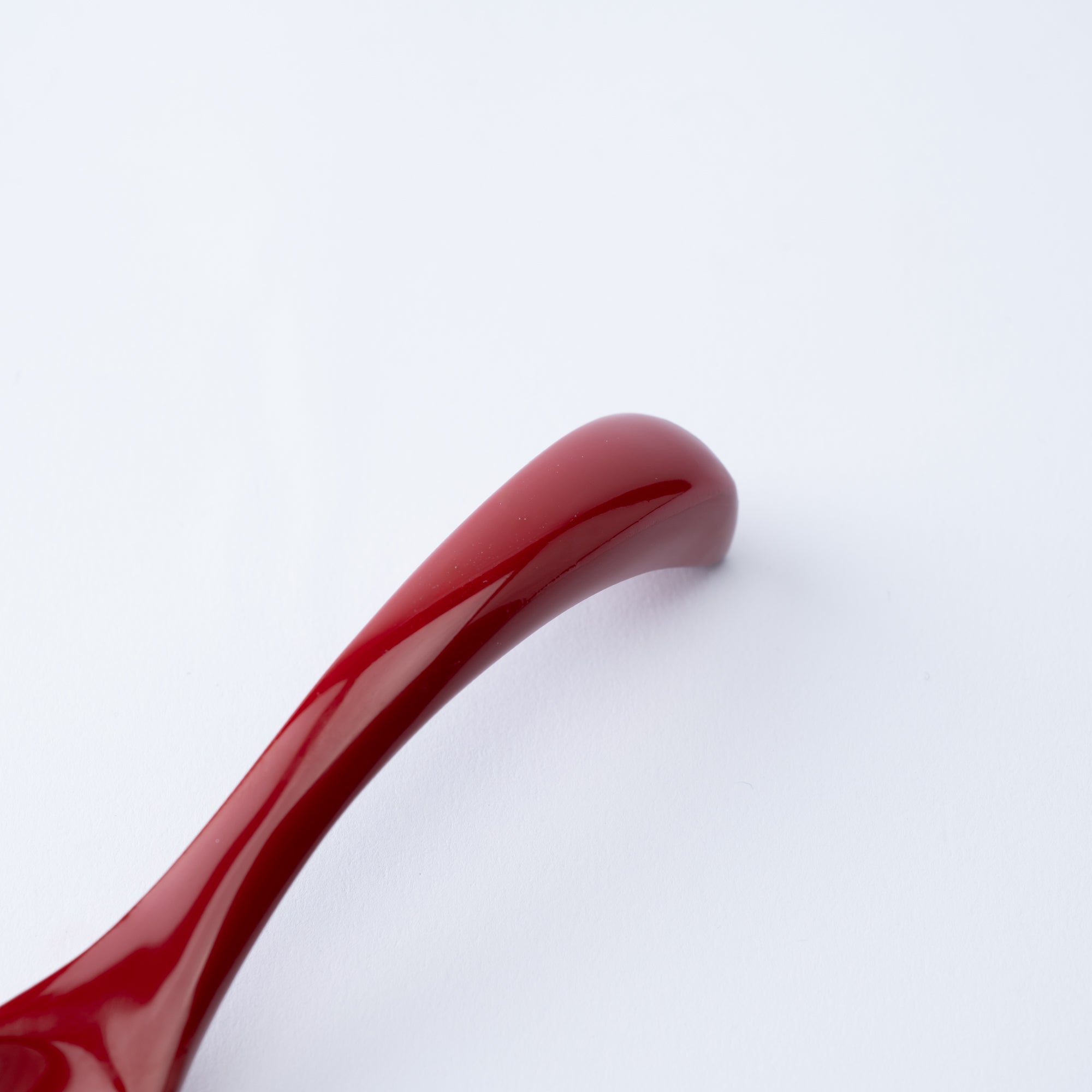 Curved Lacquered Ramen Spoon