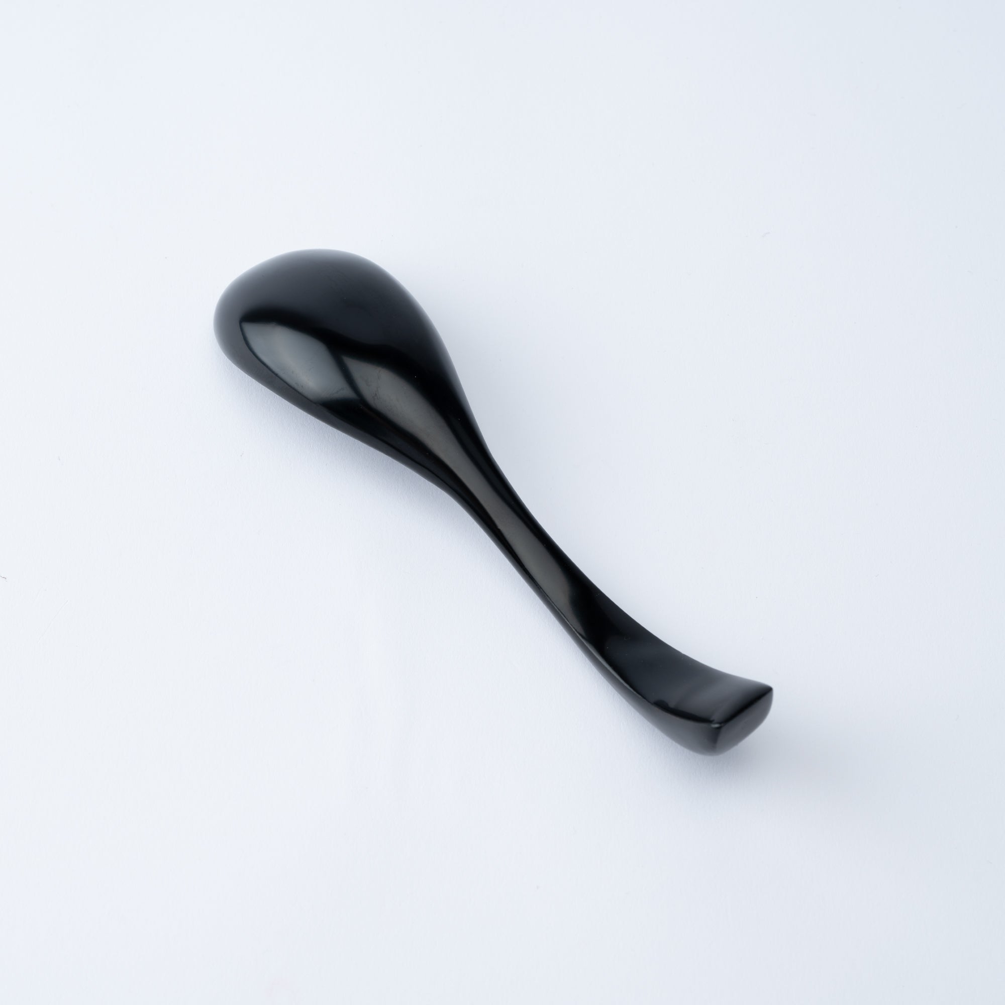 Curved Lacquered Ramen Spoon