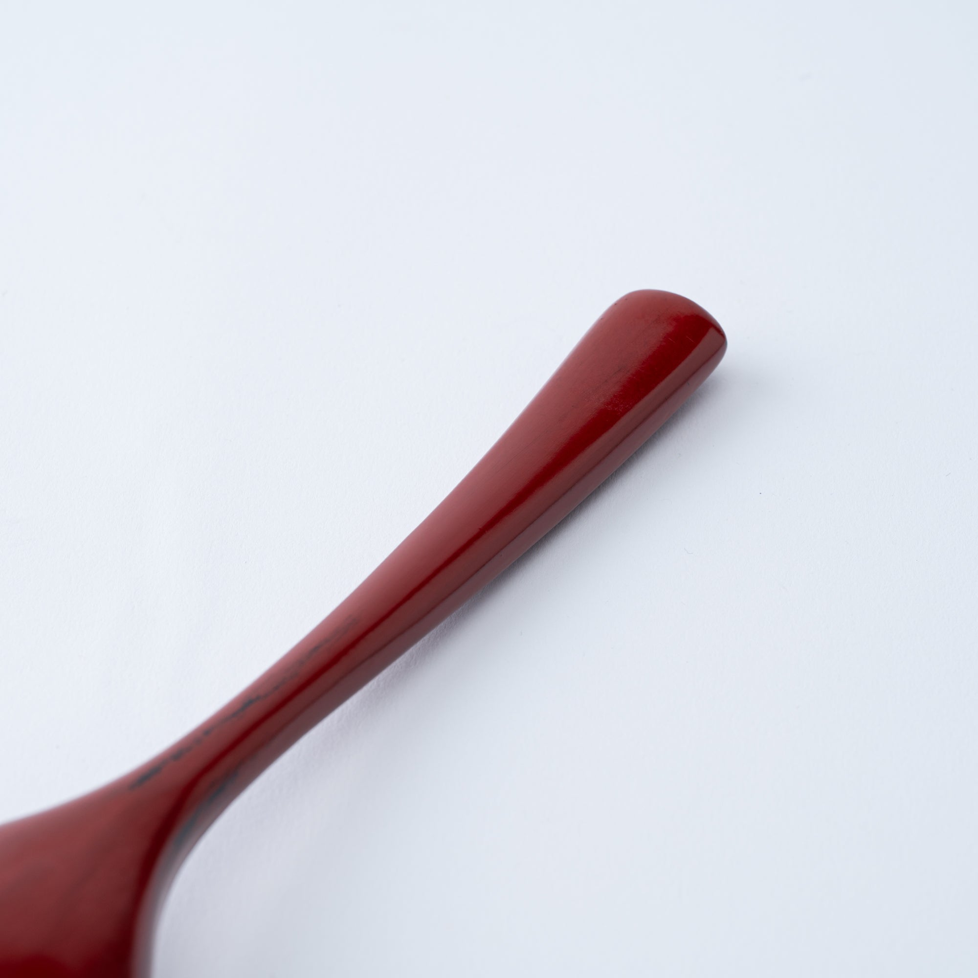Round Lacquered Ramen Spoon