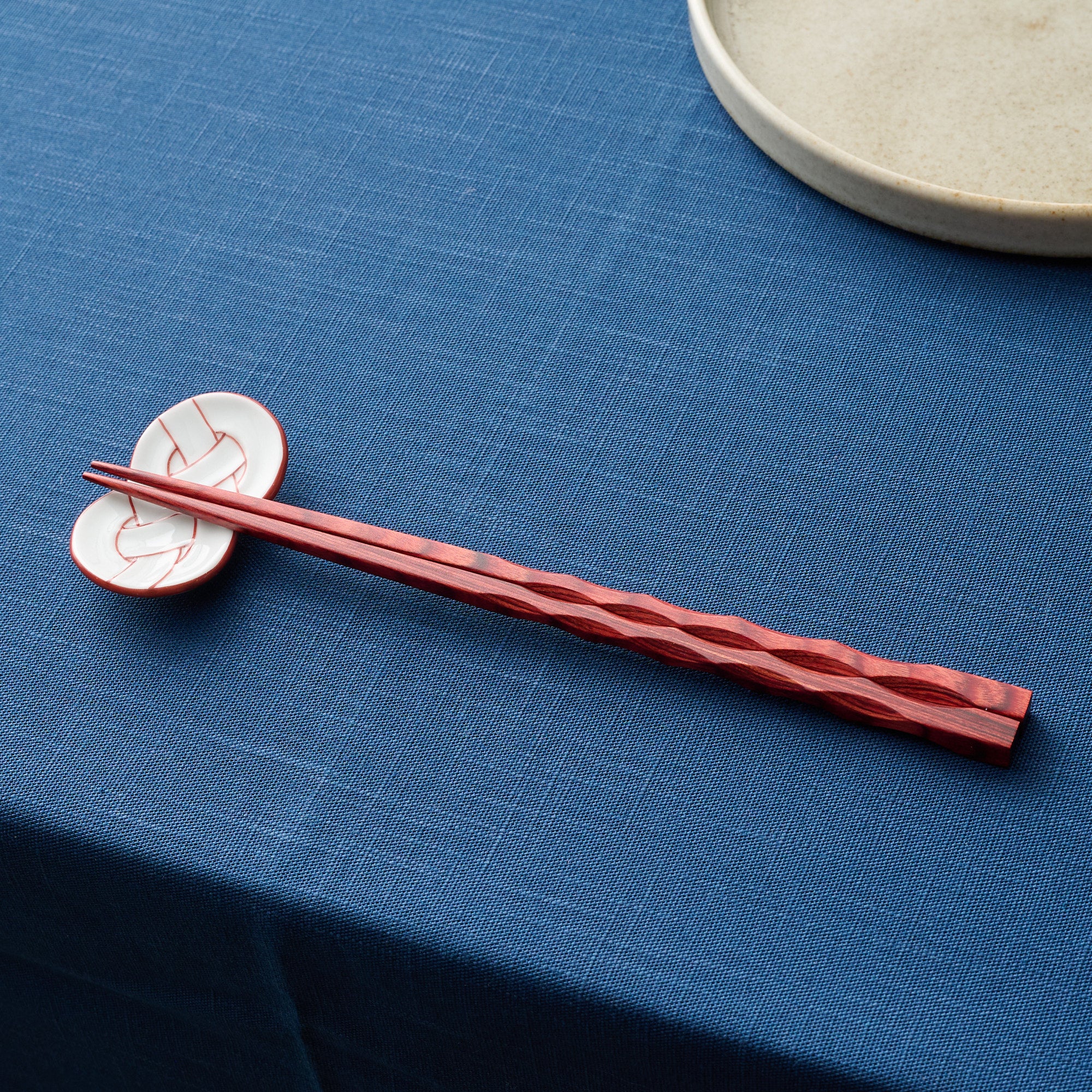 Wavy Grip Wood Grain Chopsticks
