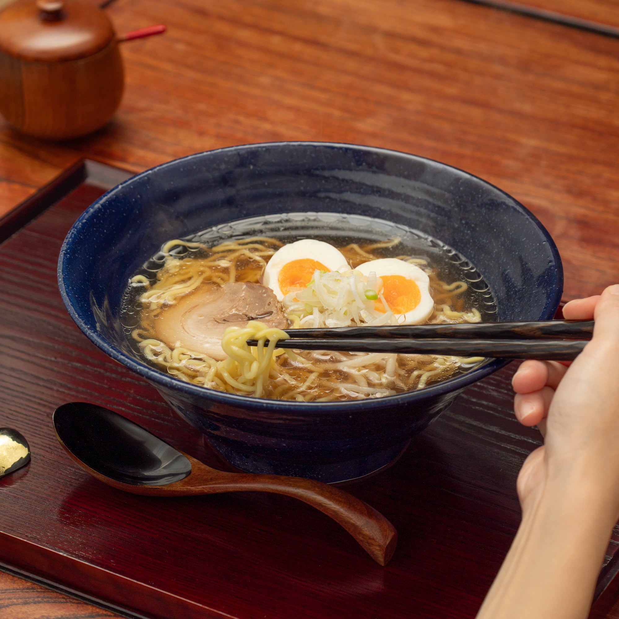 Starlit Indigo Ramen Bowl 8.9 IN