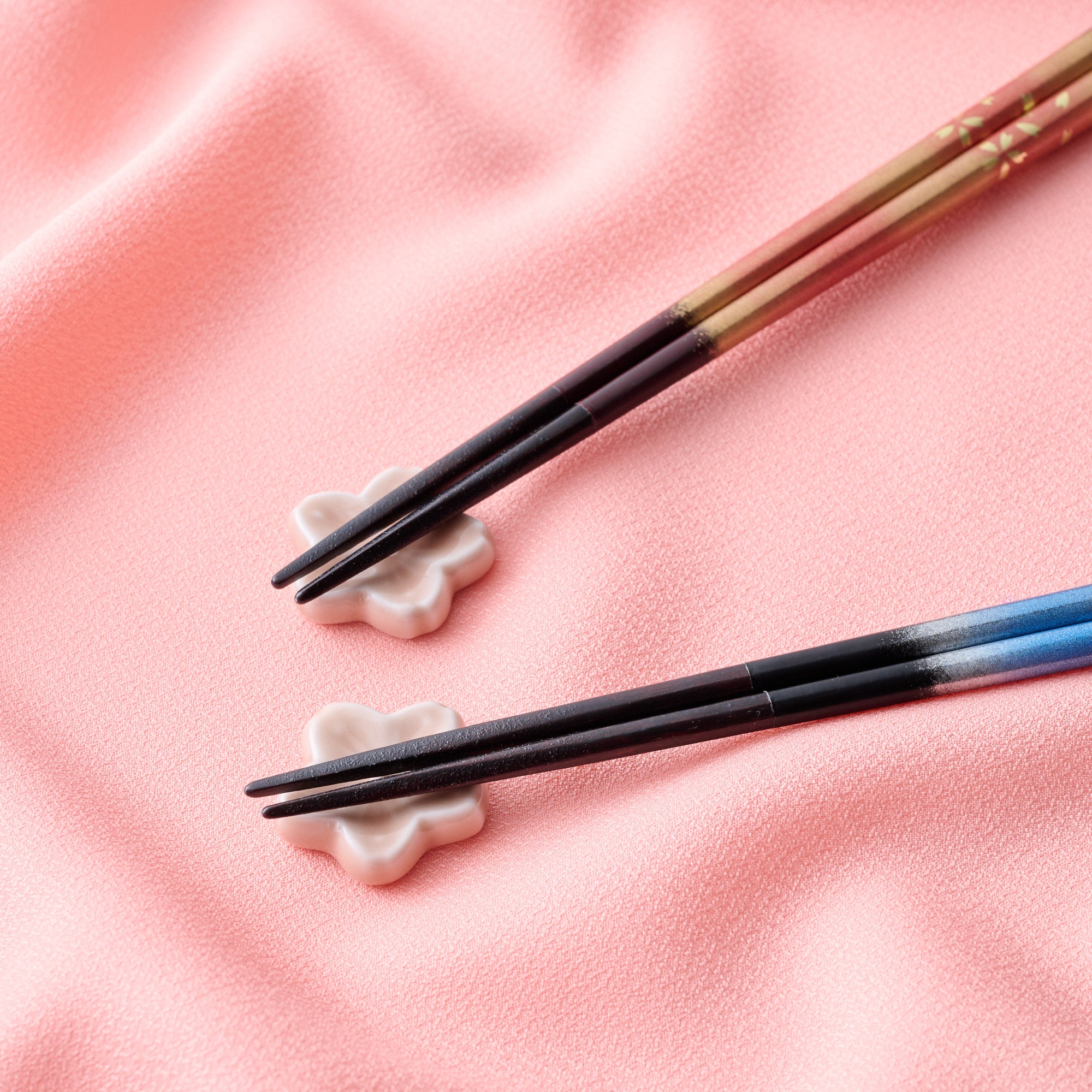 Sakura Breeze Chopsticks Pair Set with Chopstick Rests