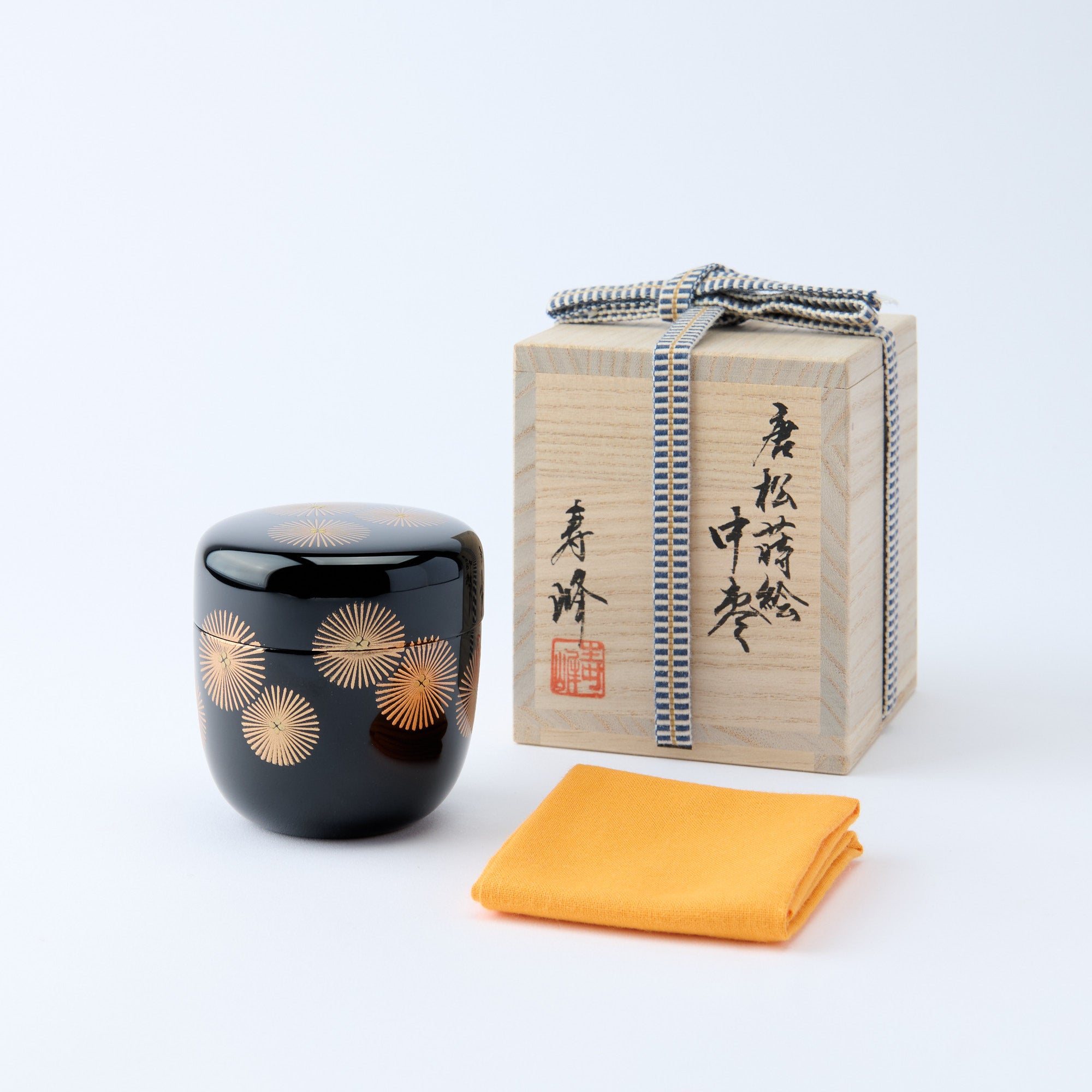 Golden Larch Tree Chu-Natsume Matcha Container