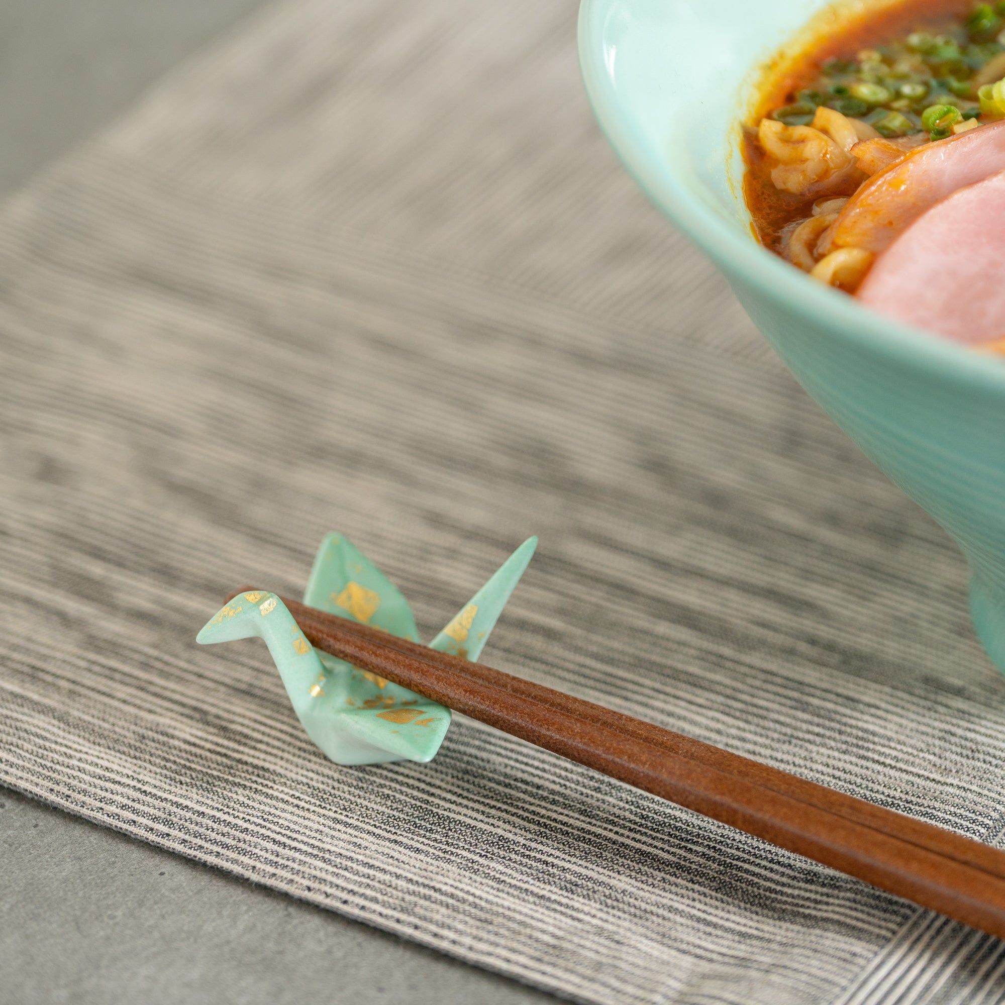 Origami Crane Chopstick Rest Set