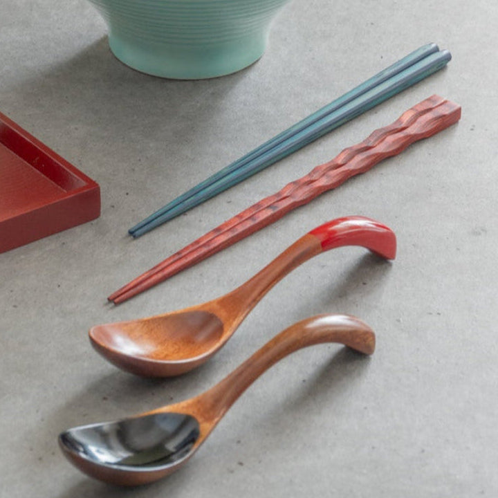 Wavy Grip Wood Grain Chopsticks