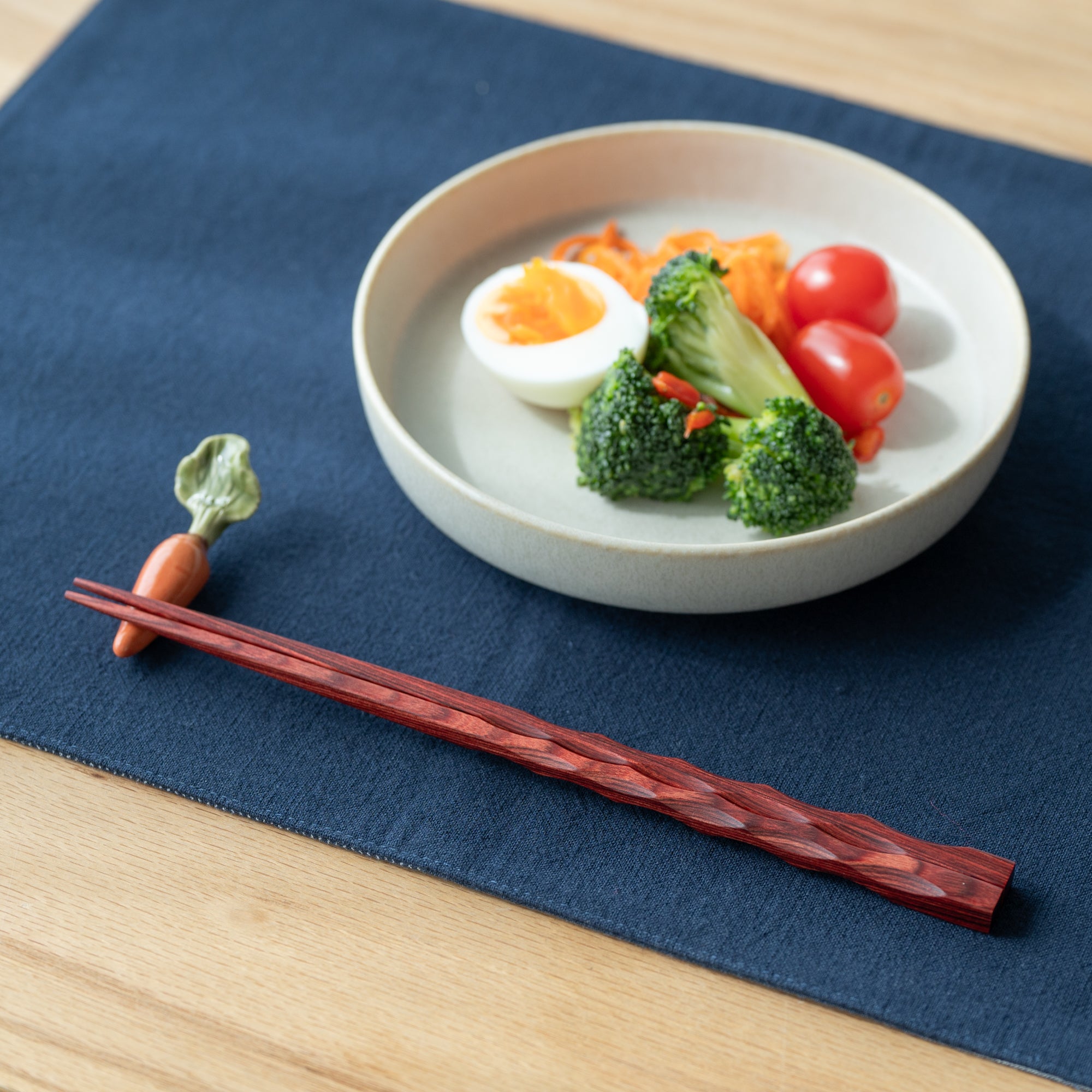 Wavy Grip Wood Grain Chopsticks