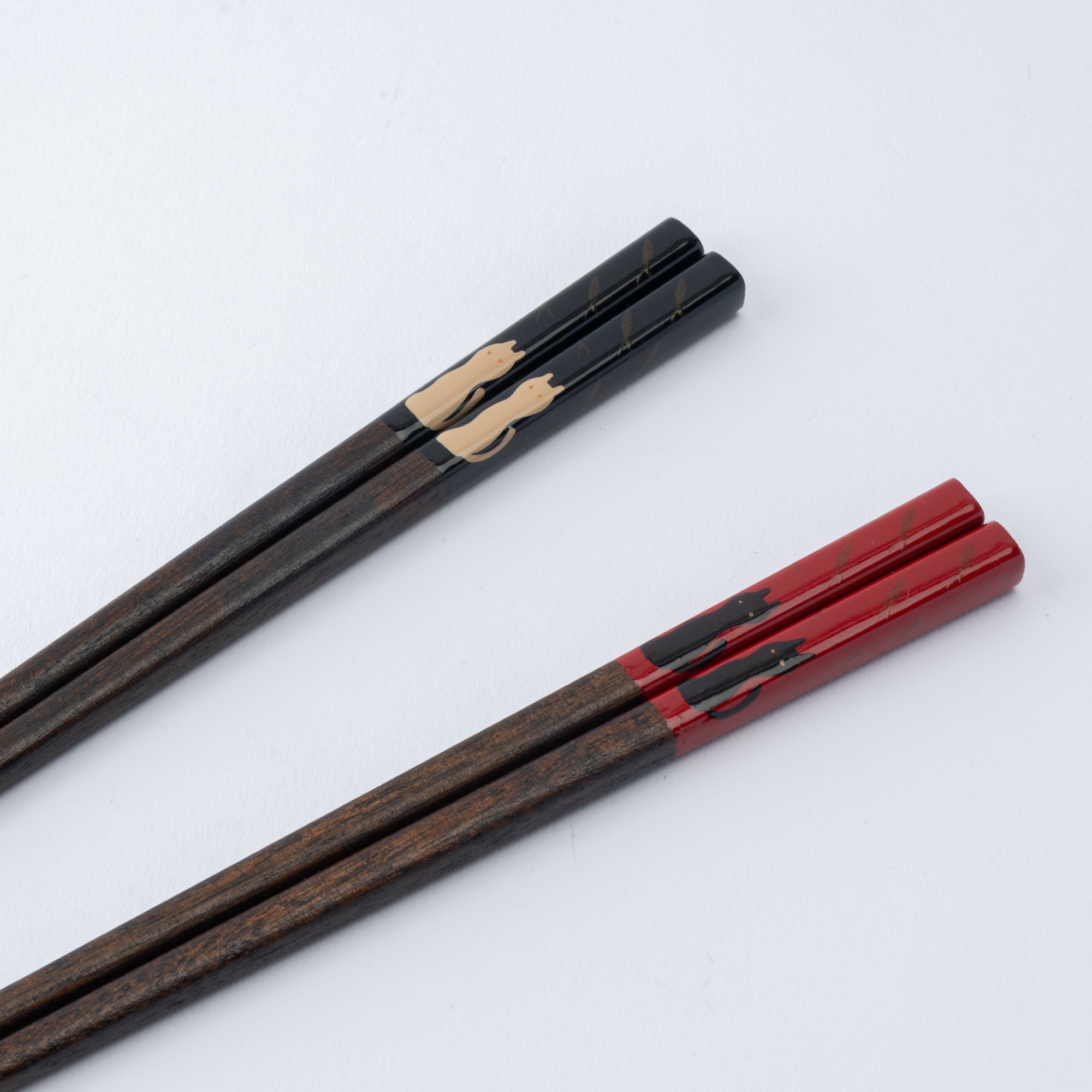 Cat and Fish Chopsticks Pair Set