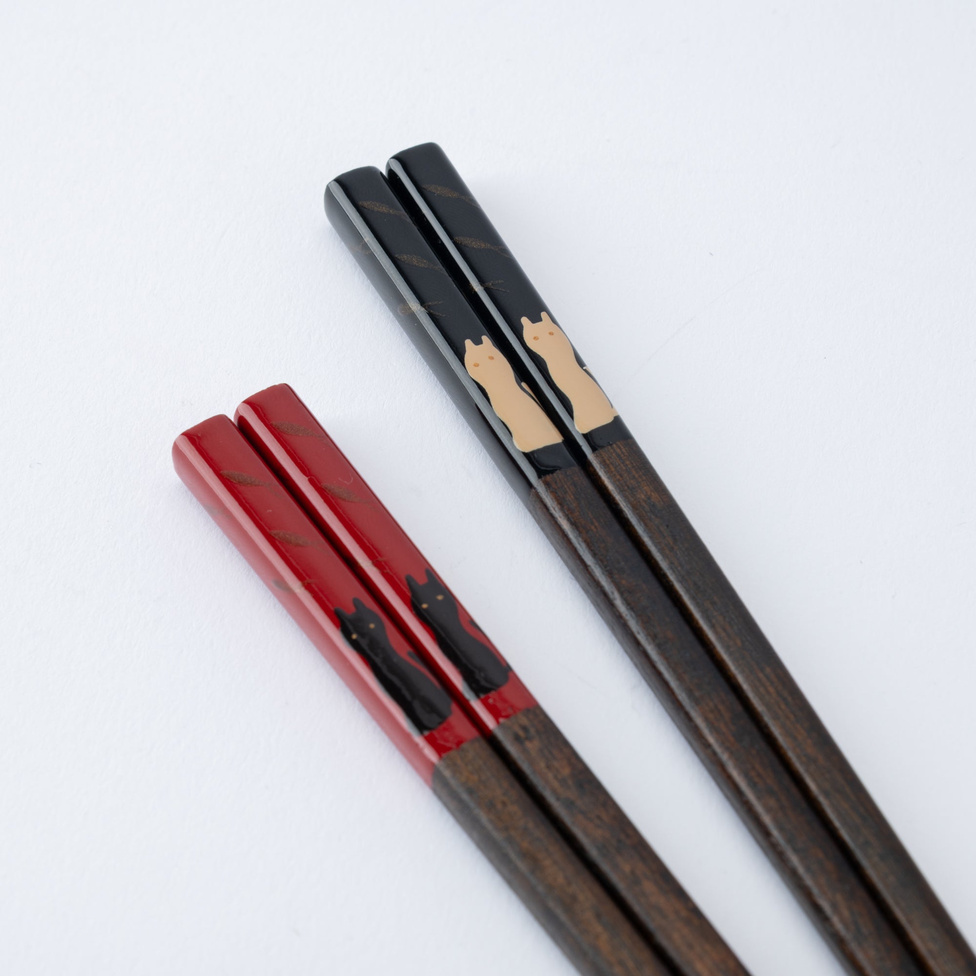 Cat and Fish Chopsticks Pair Set