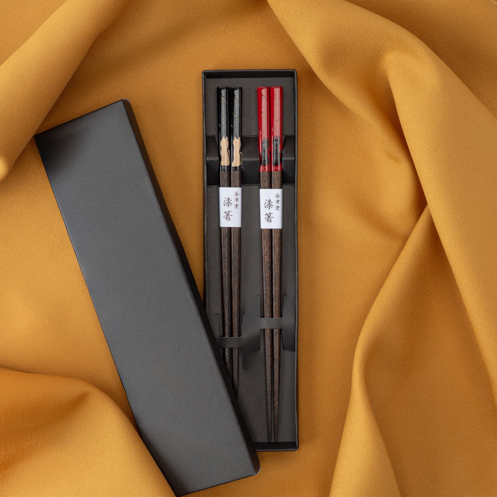 Cat and Fish Chopsticks Pair Set