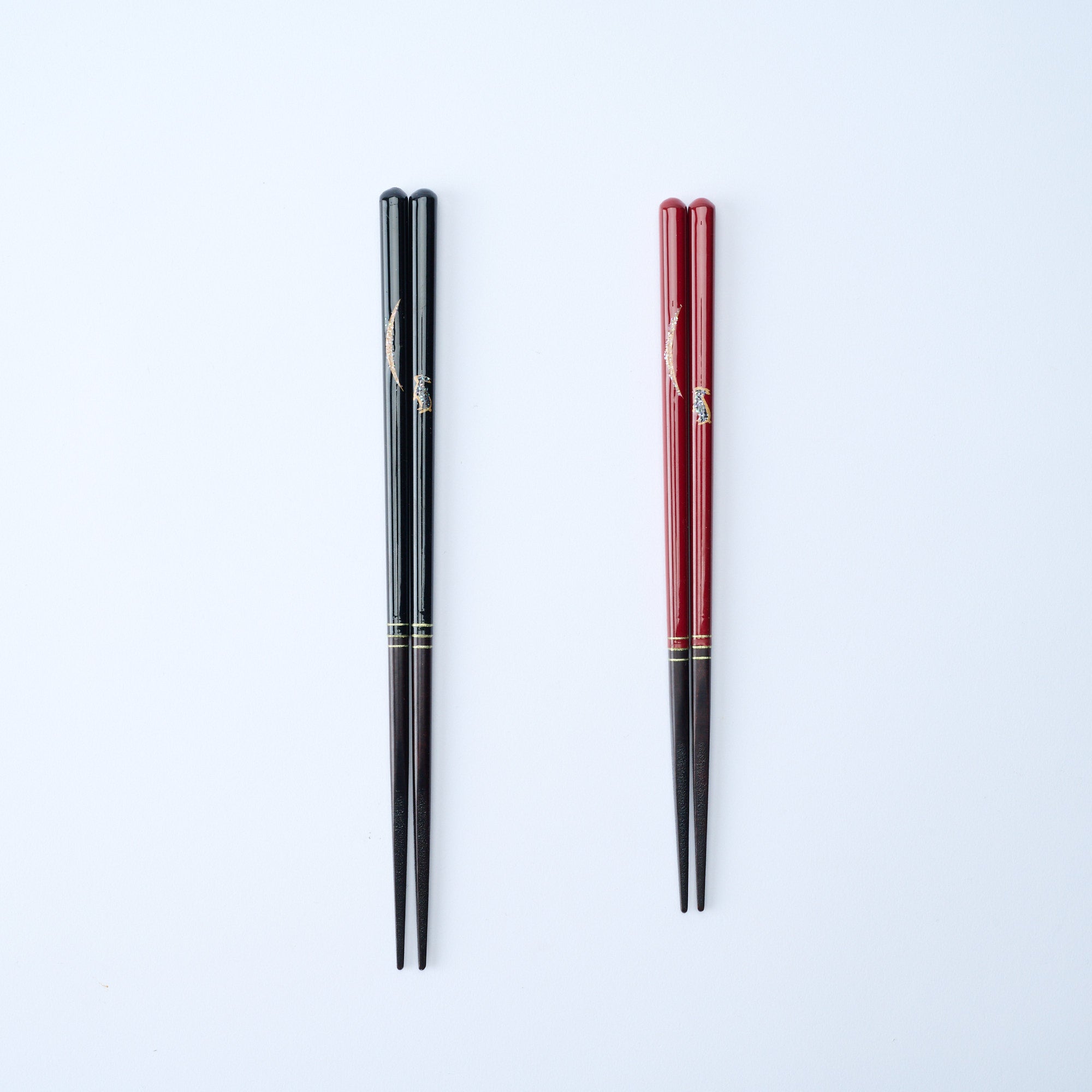 Rabbit and Moon Shell Inlay Chopsticks Pair Set