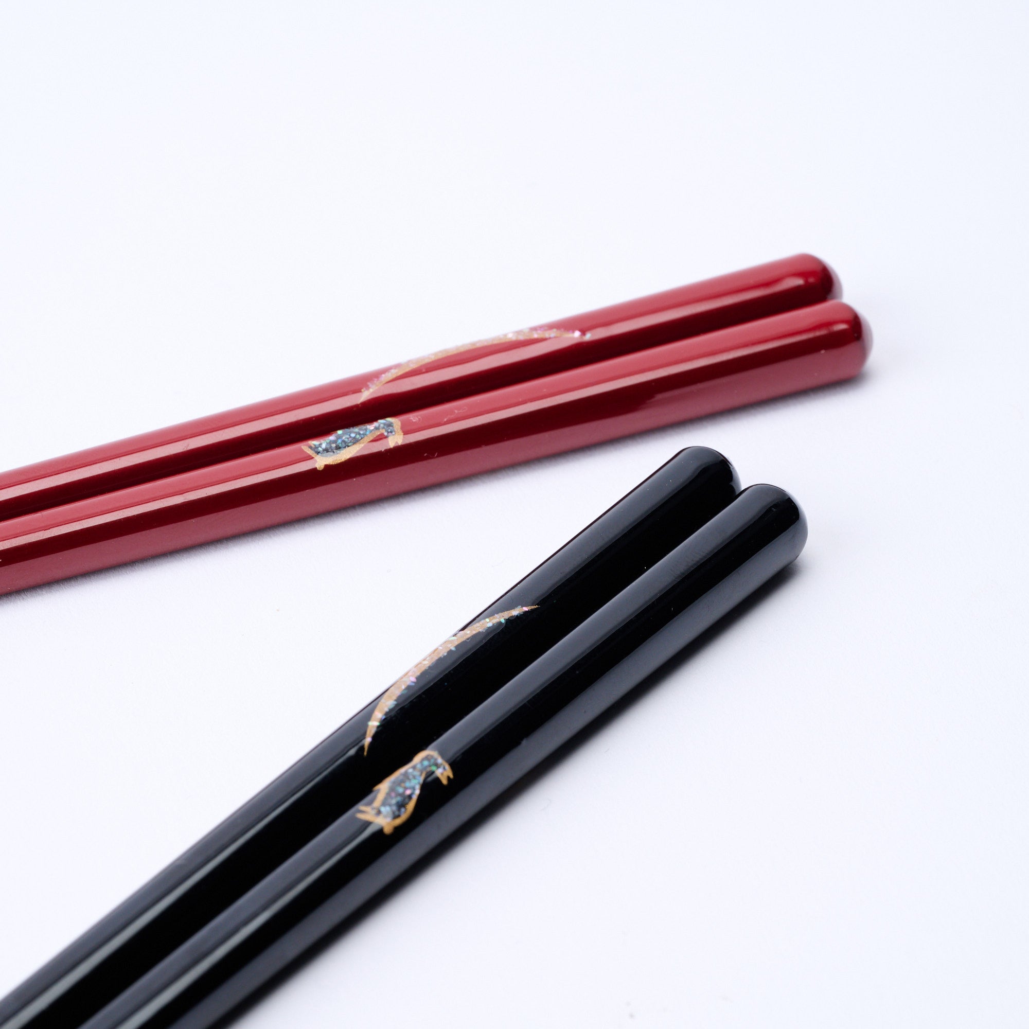 Rabbit and Moon Shell Inlay Chopsticks Pair Set