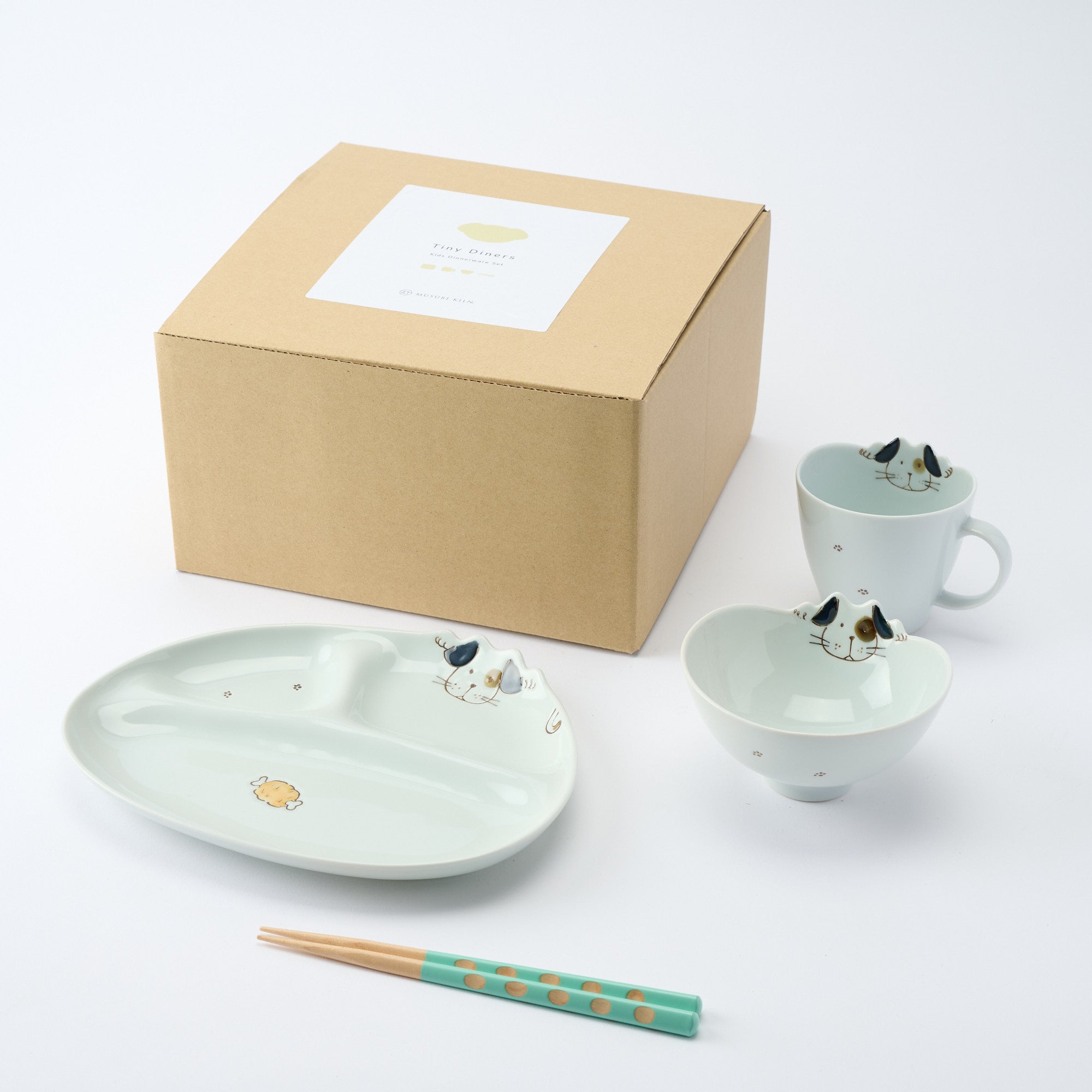 Tiny Diners Wave Kids Dinnerware Set