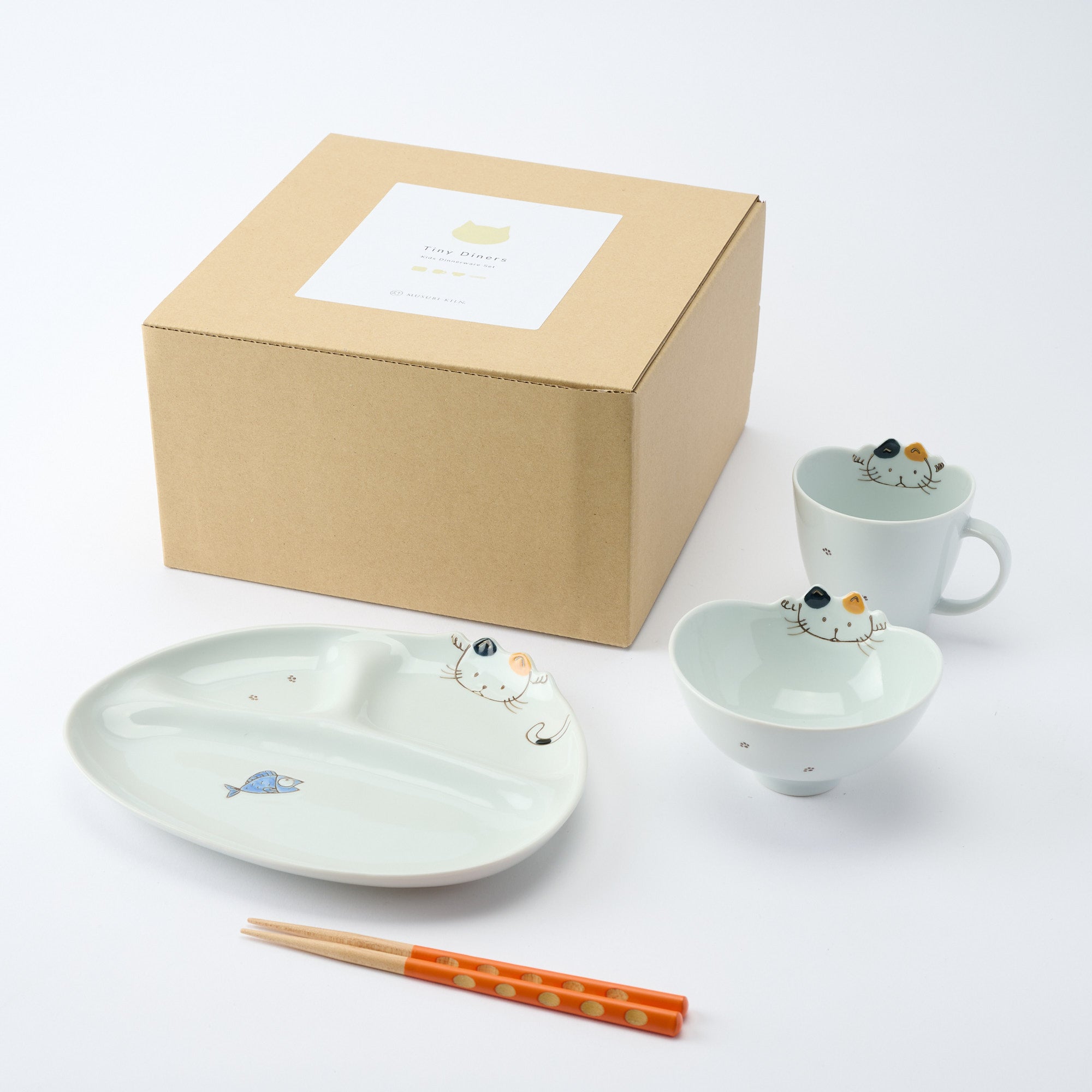 Tiny Diners Wave Kids Dinnerware Set