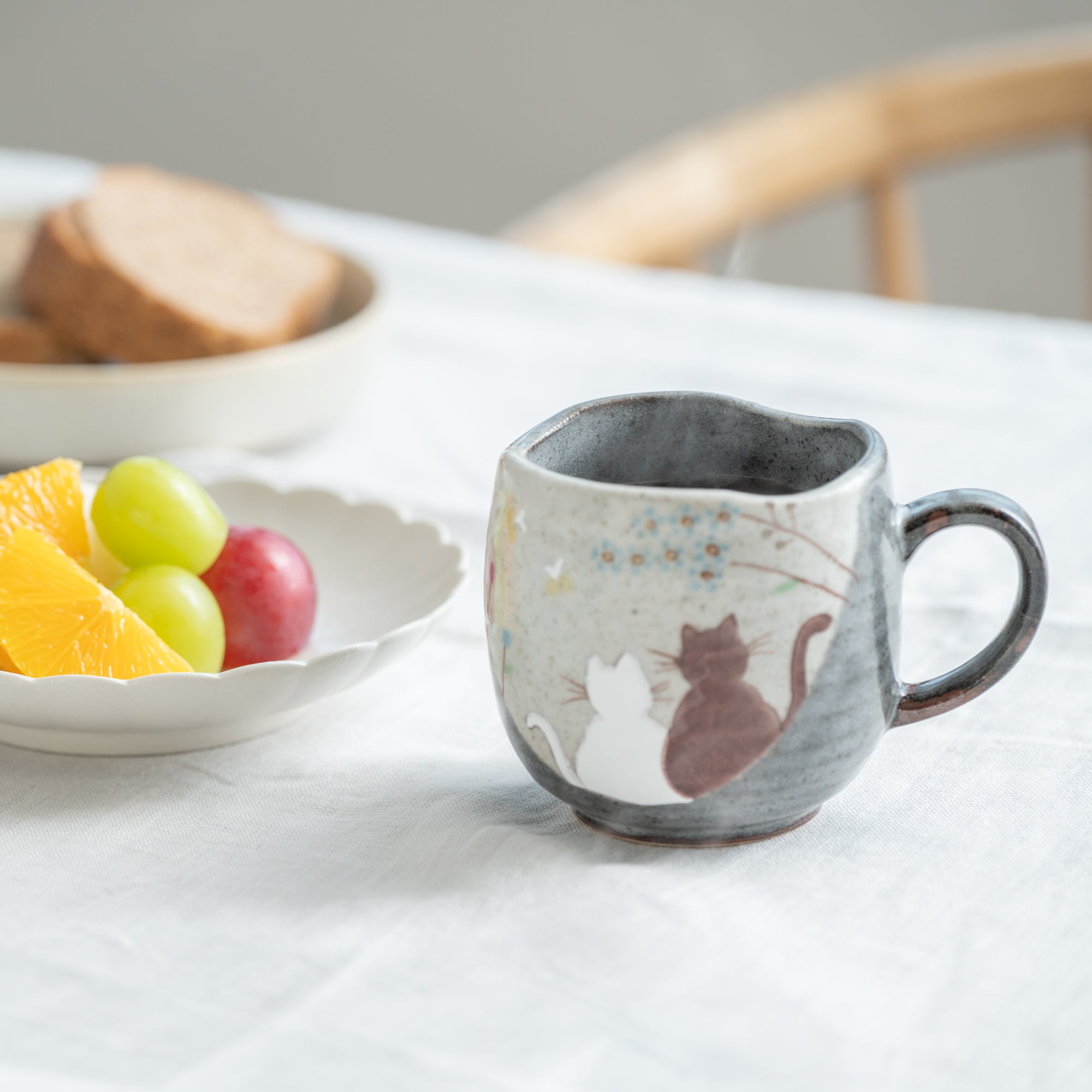 Taza "Gatos en un lugar soleado"