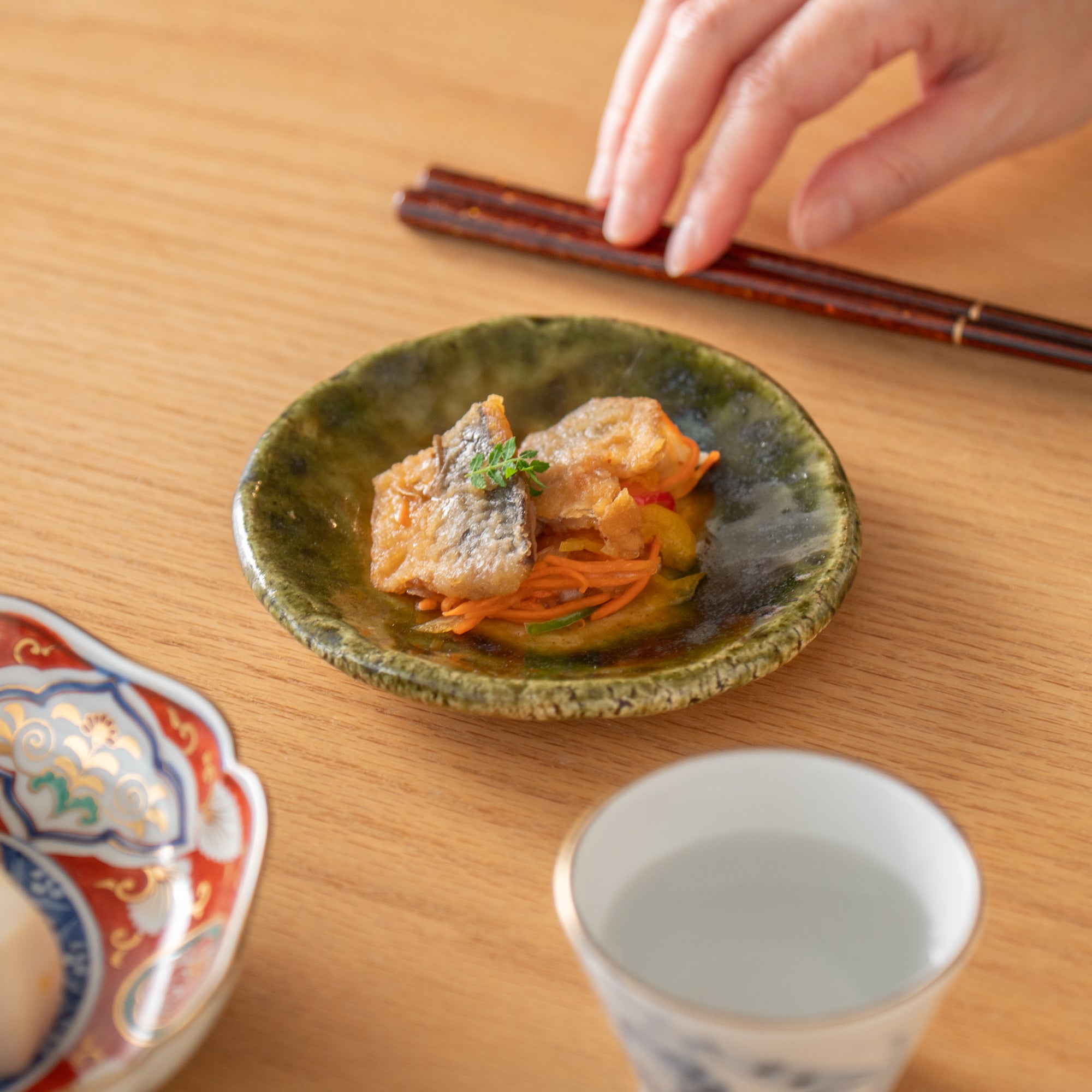 Oribe Green Sauce Plate