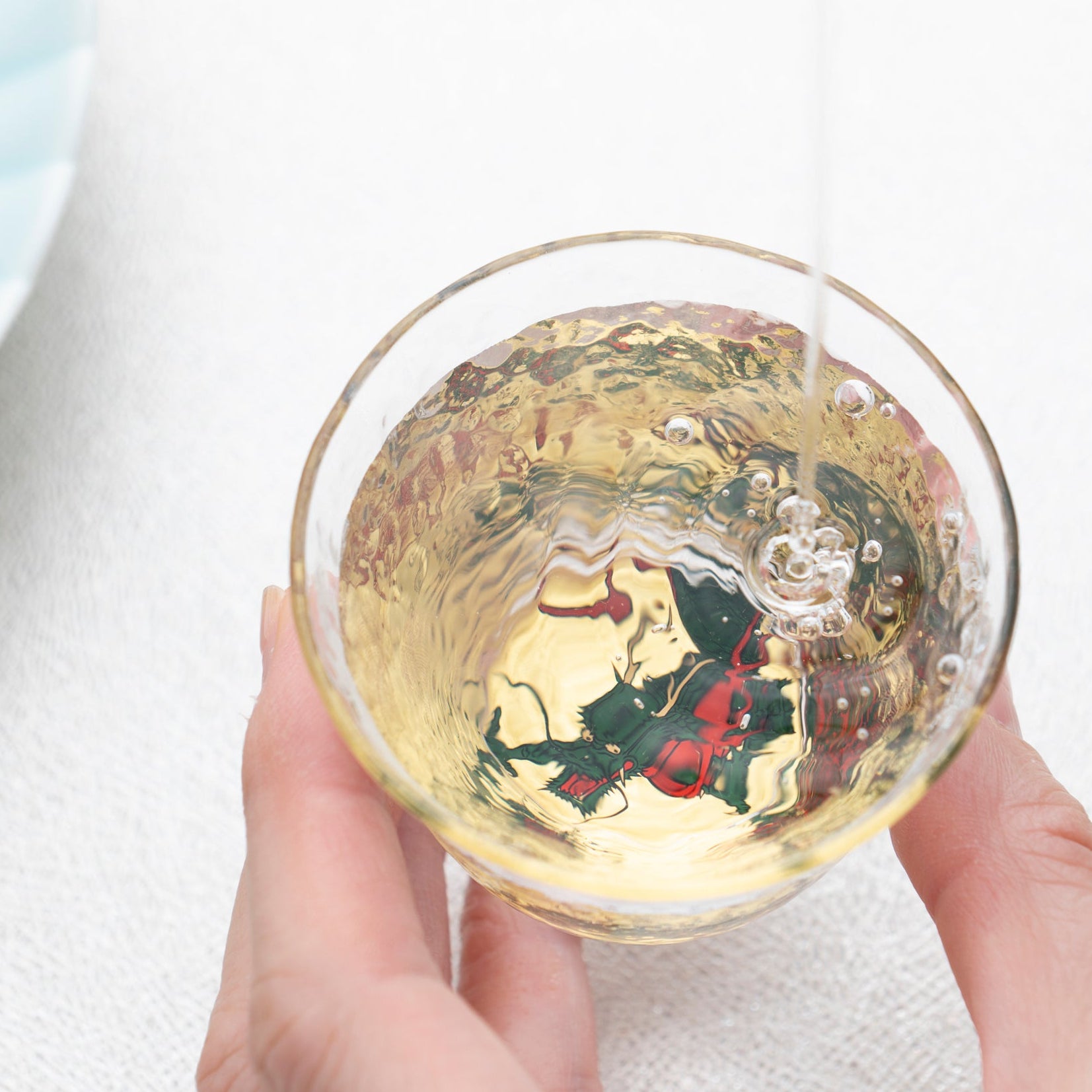 Grün Dragon Maki-e Guinomi Sake-Becher