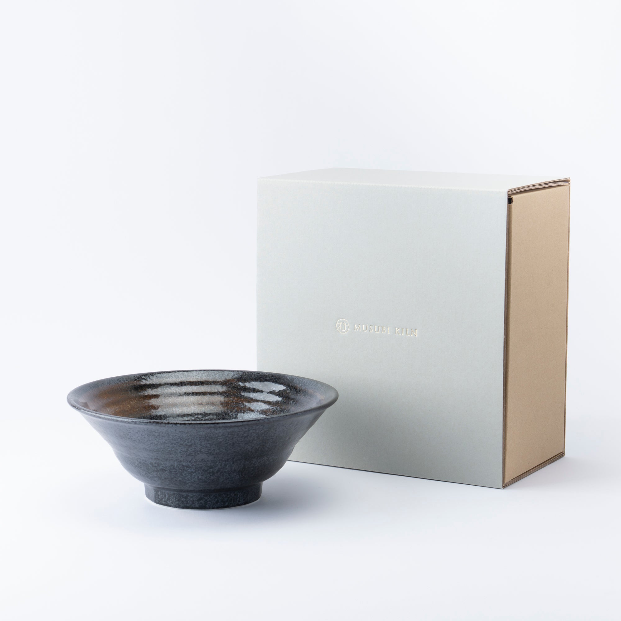 Black Hakeme Ramen Bowl 8.9 IN