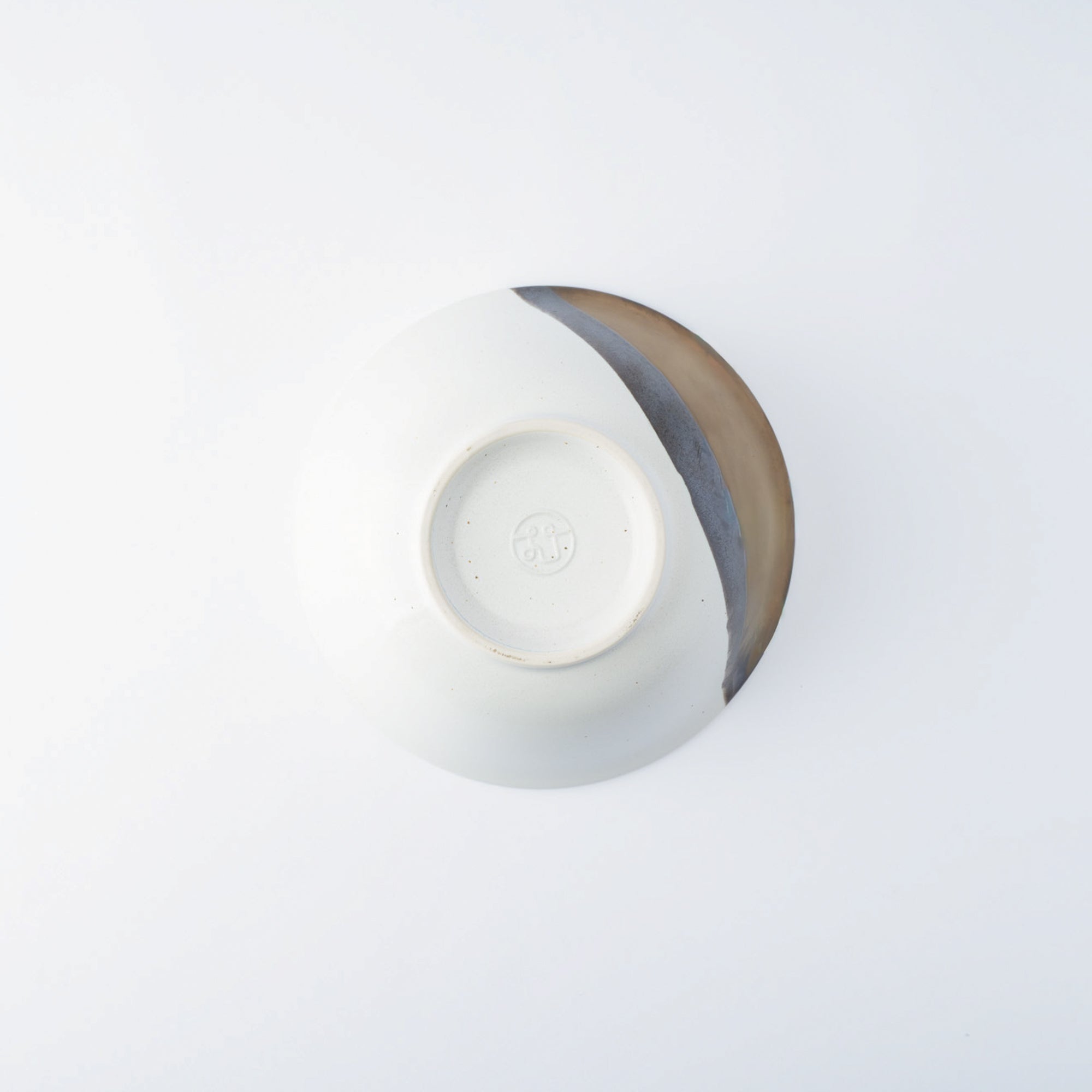 Bronze Luster with Matte Cream Ramen Bowl 8.9 IN