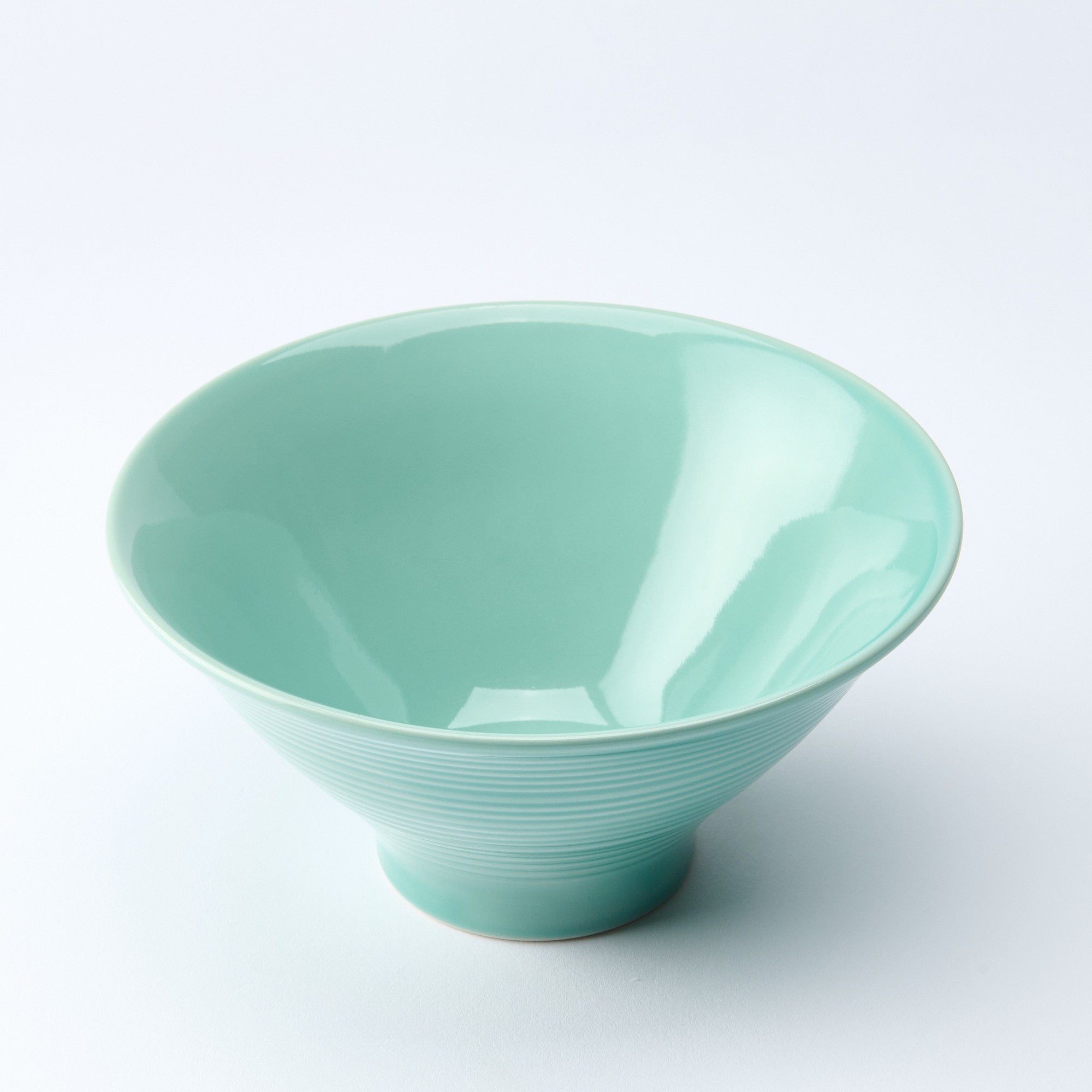 Turquoise Celadon Ramen Bowl 7.9 IN