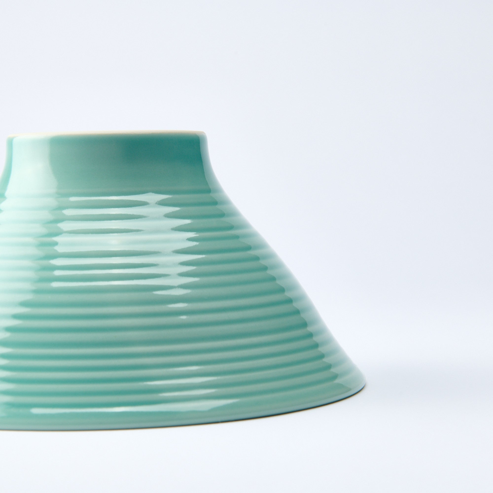 Turquoise Celadon Ramen Bowl 7.9 IN