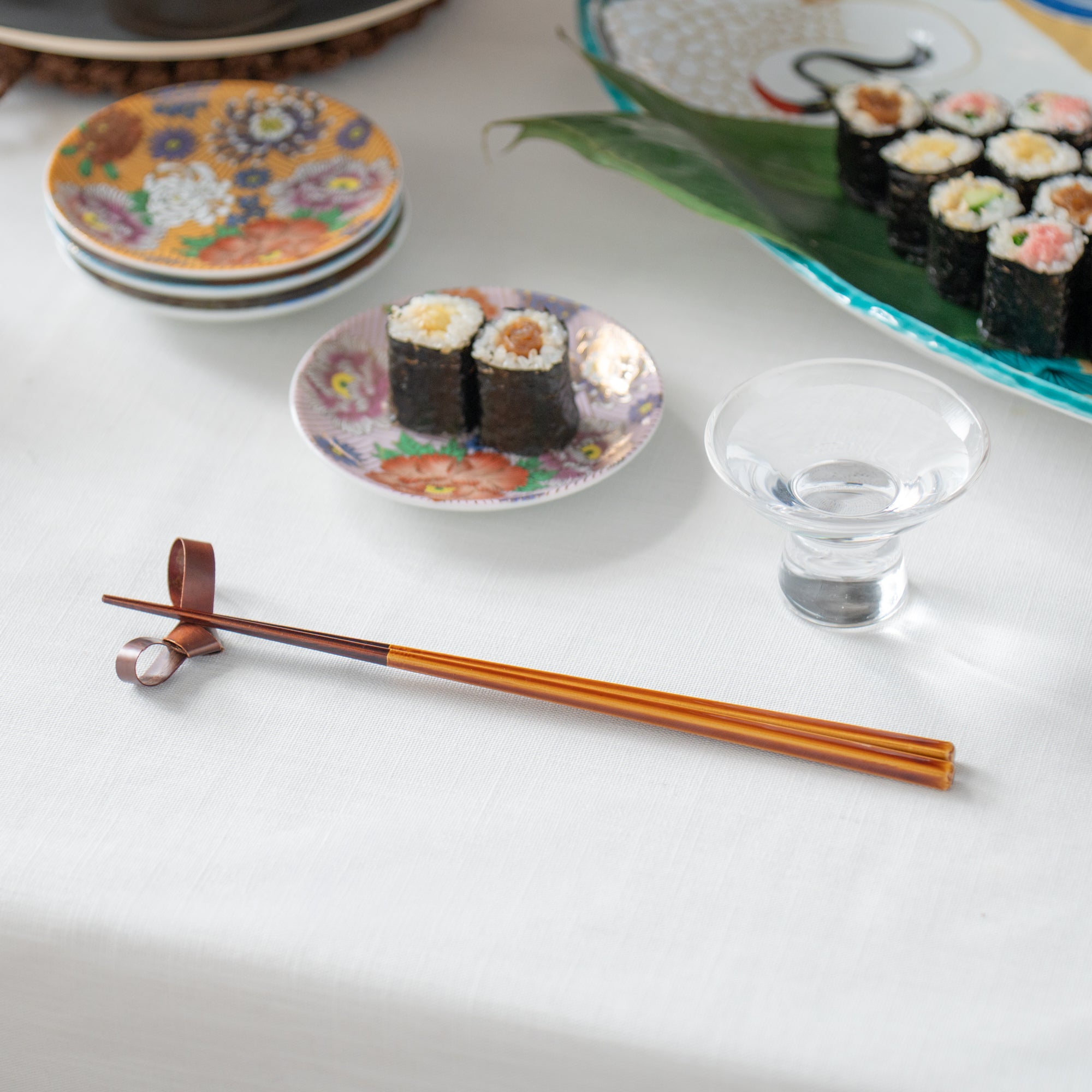 Gentle Glow Bamboo Chopsticks with Chopstick Rest