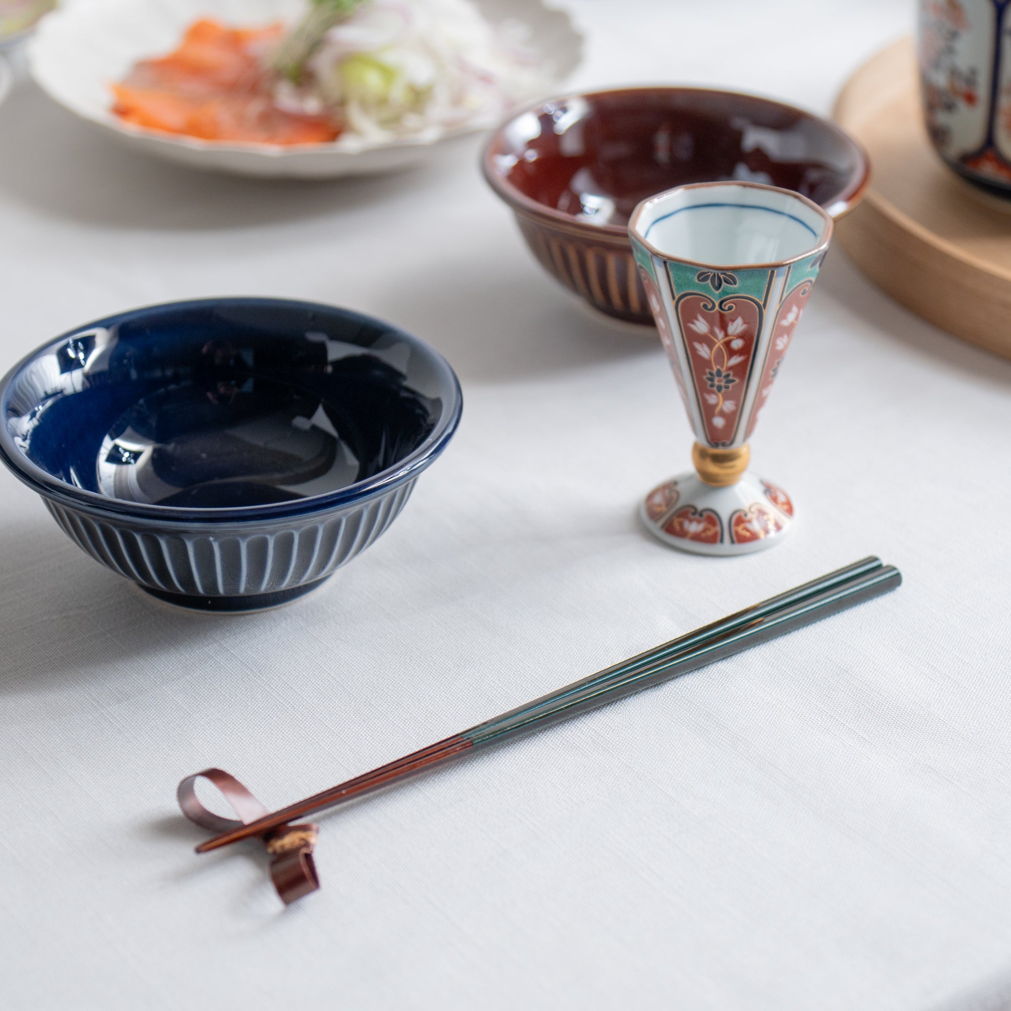 Gentle Glow Bamboo Chopsticks with Chopstick Rest