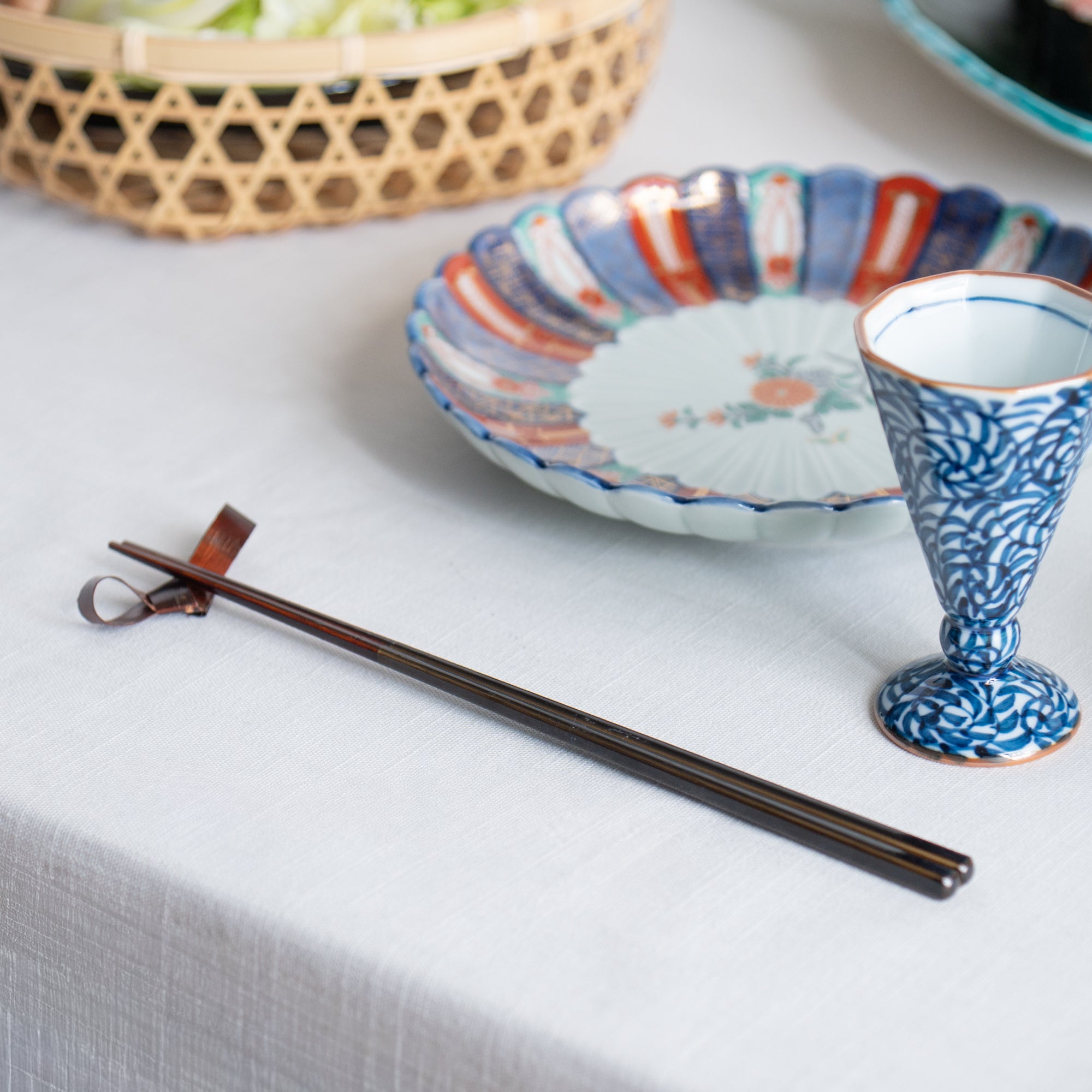 Gentle Glow Bamboo Chopsticks with Chopstick Rest