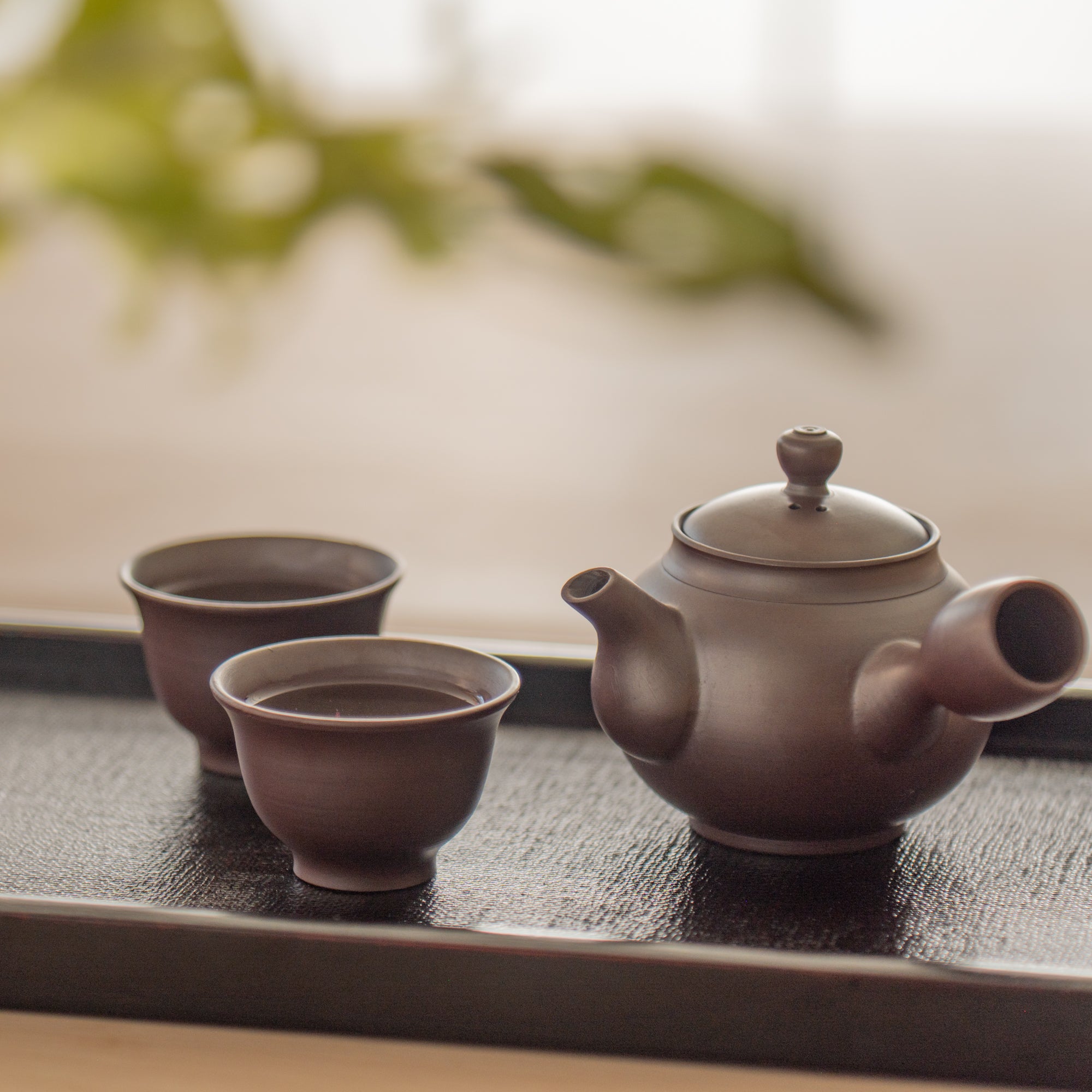 Soft-Sheen Japanese Tea Set