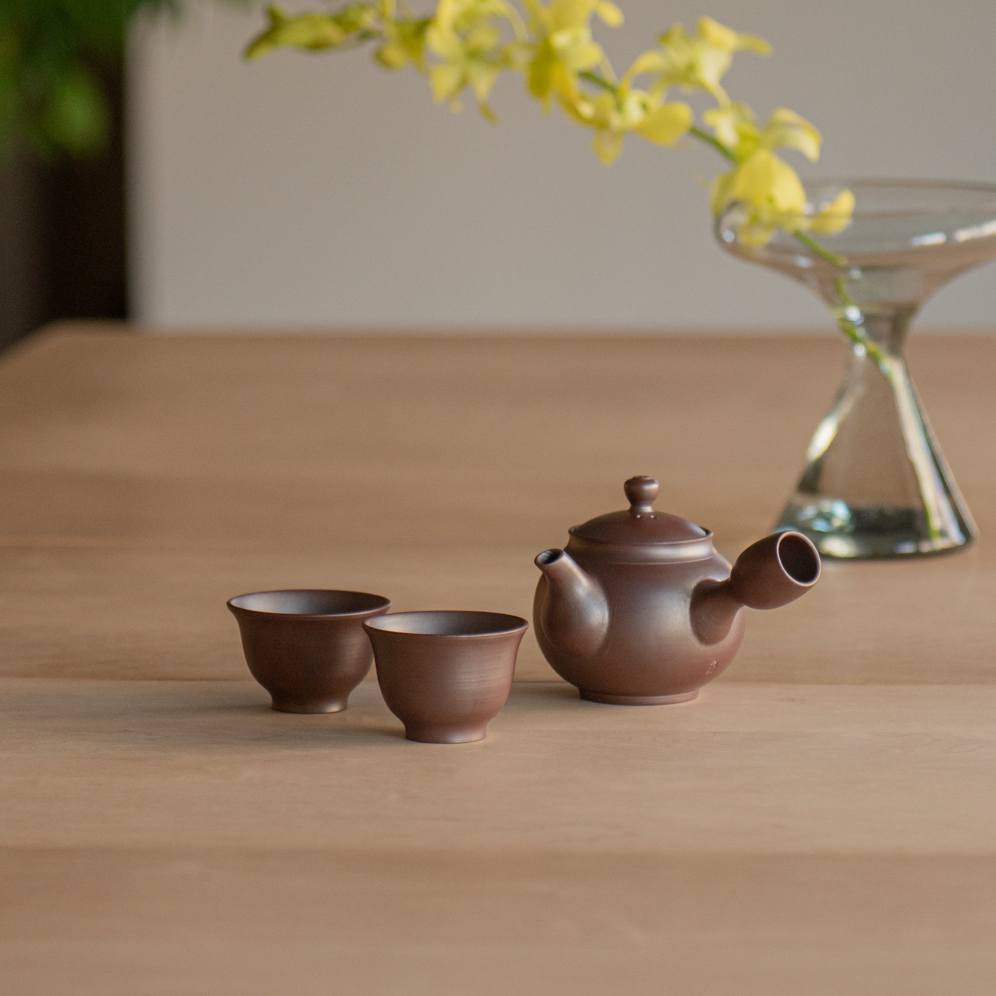 Soft-Sheen Japanese Tea Set