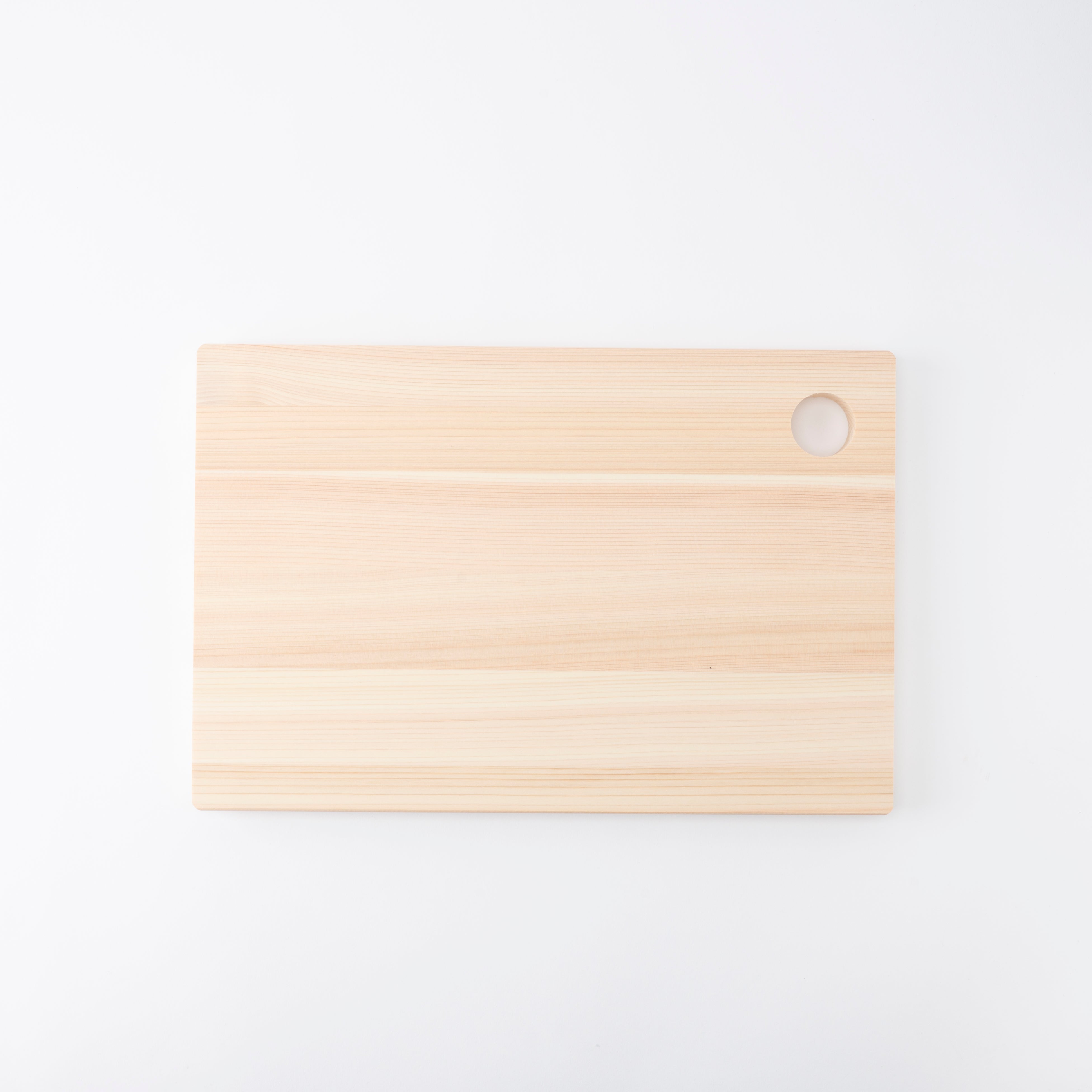 Tono Hinoki Rectangular Cutting Board with Hole