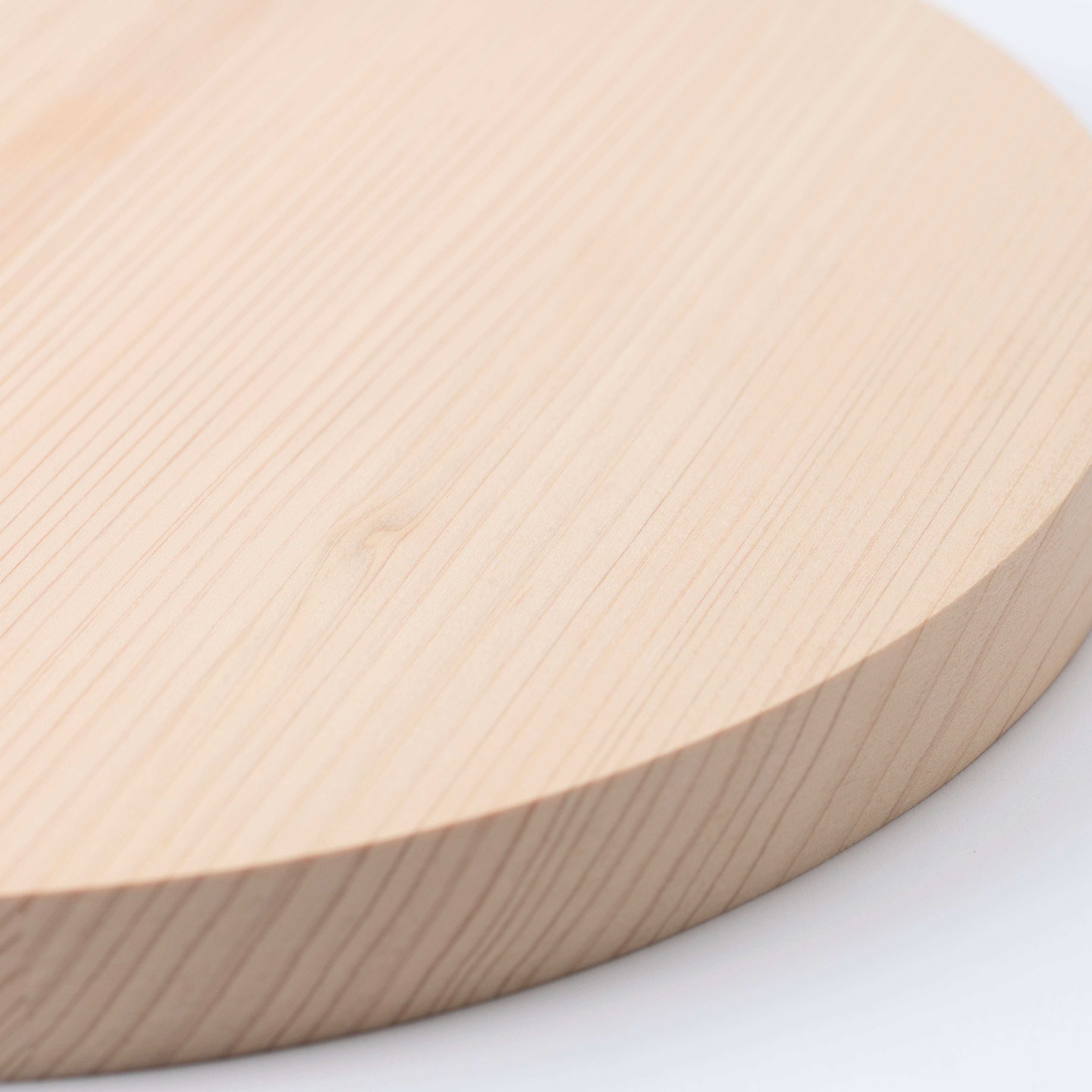 Tono Hinoki Round Cutting Board with Hole