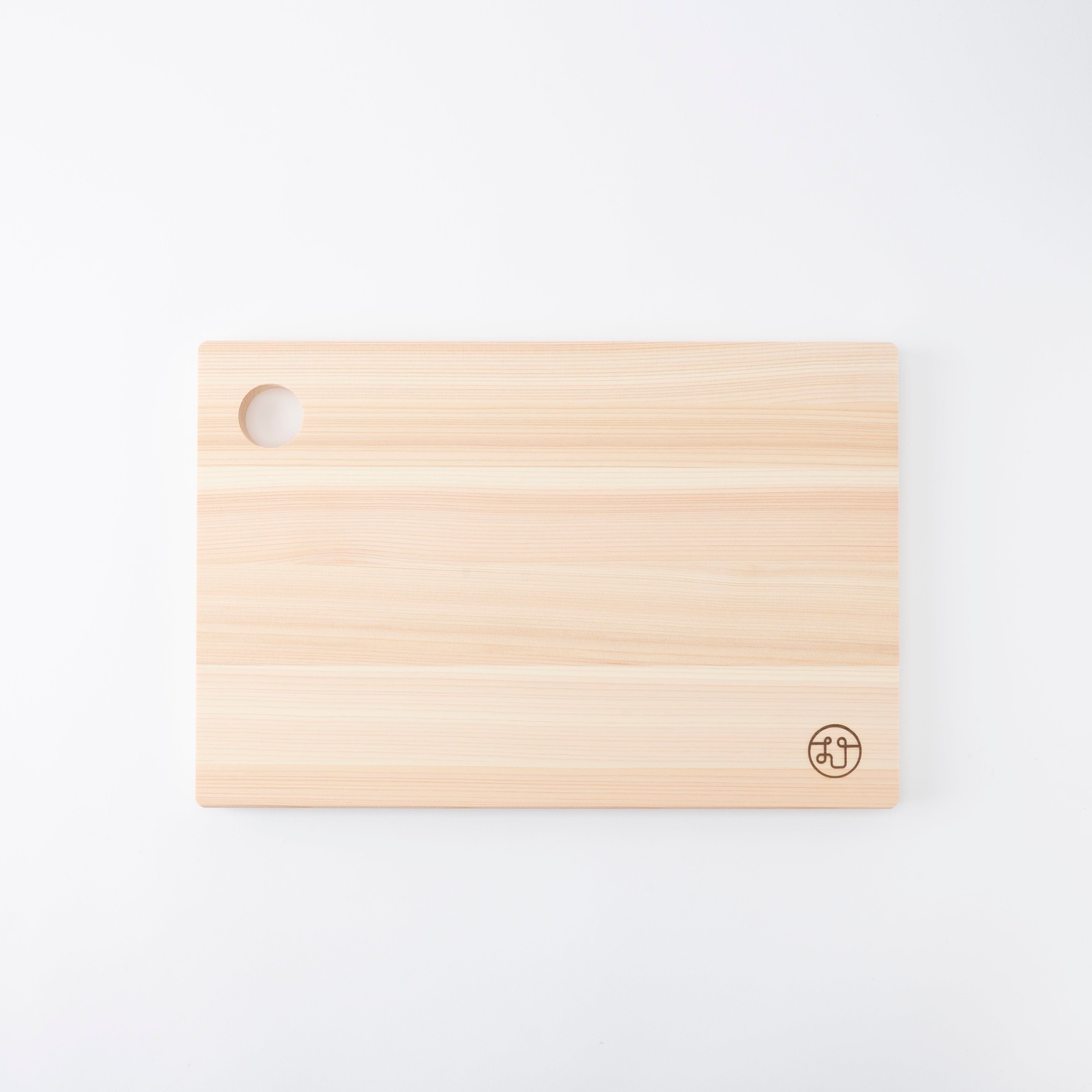 Tono Hinoki Rectangular Cutting Board with Hole