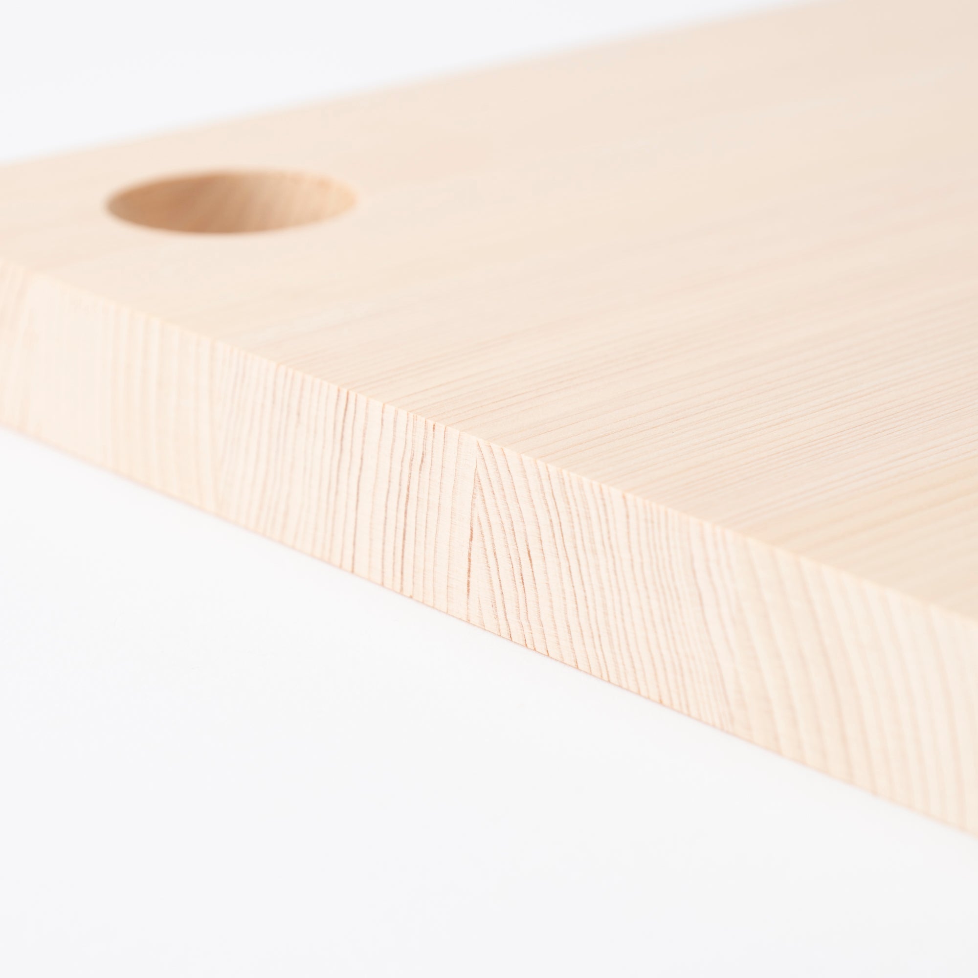 Tono Hinoki Rectangular Cutting Board with Hole